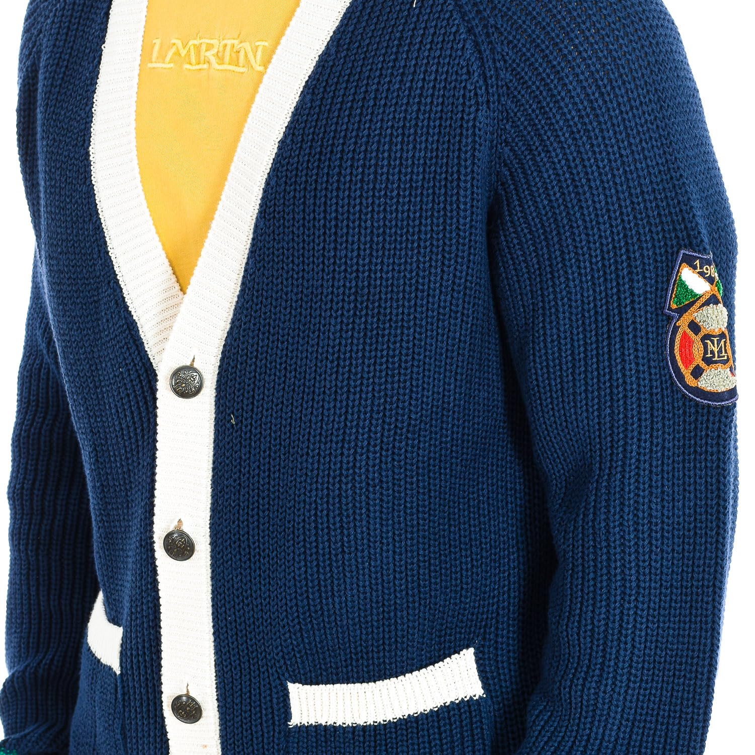 La Martina TMS300 XC040 maglione uomo maniche lunghe
