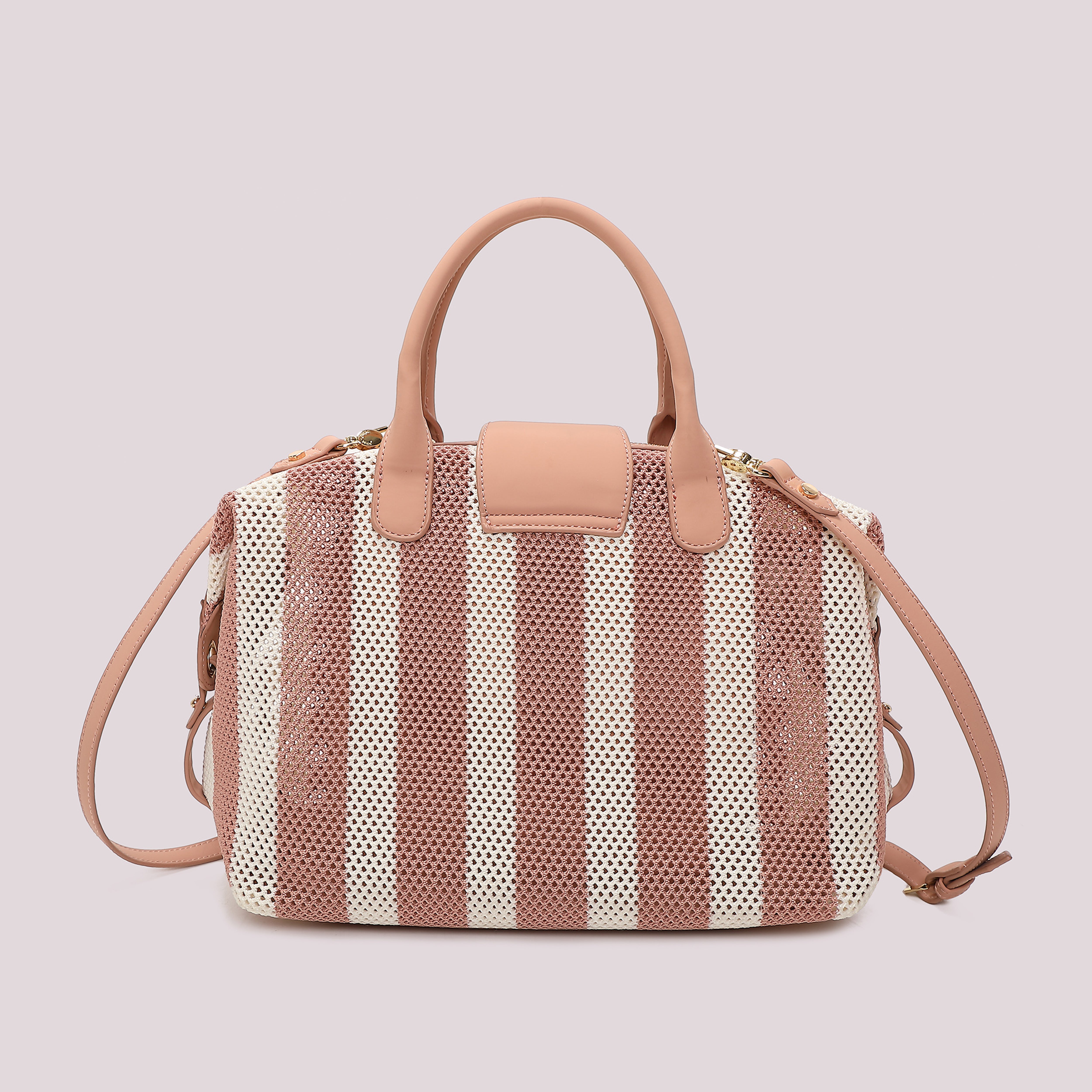 Mimi Mua Borsa Bauletto Rete a Righe borsa estiva