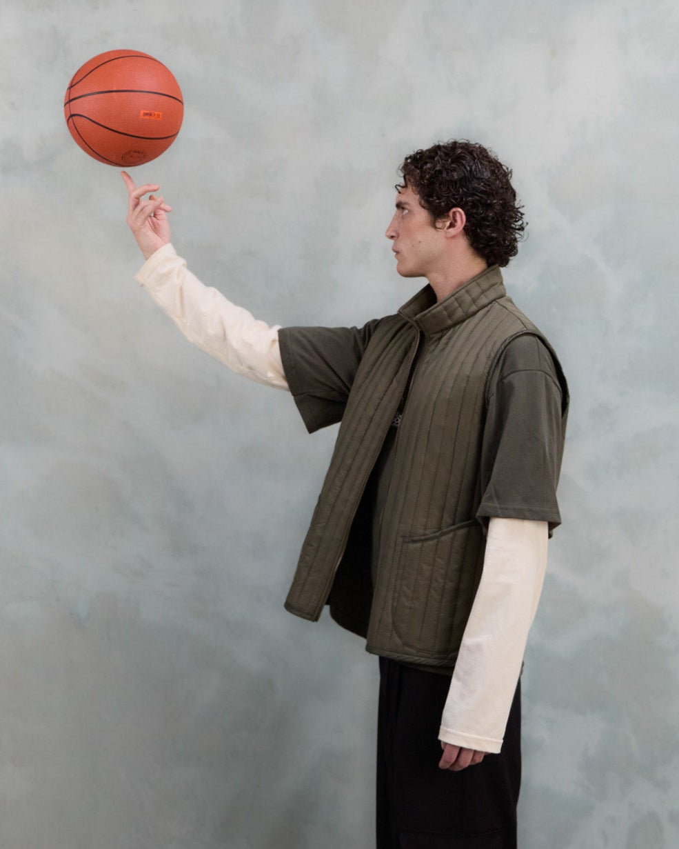 GiglioTigrato Fitz Roy gilet trapuntato unisex