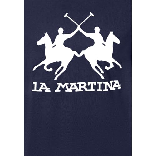 La Martina MCR001 t-shirt uomo blu scuro taglia L