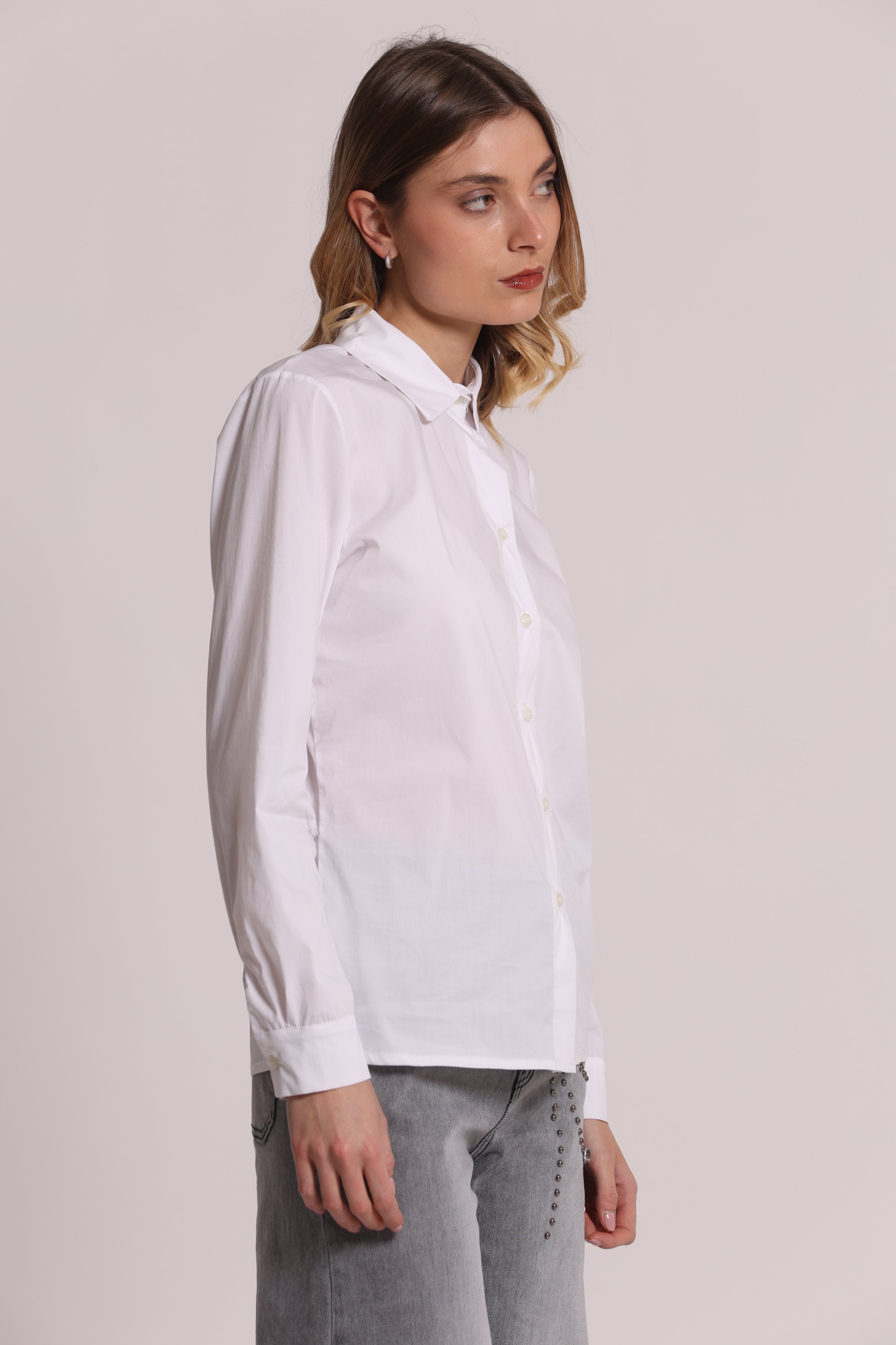 Mimi Mua Camicia Uomo camicia bianca classica