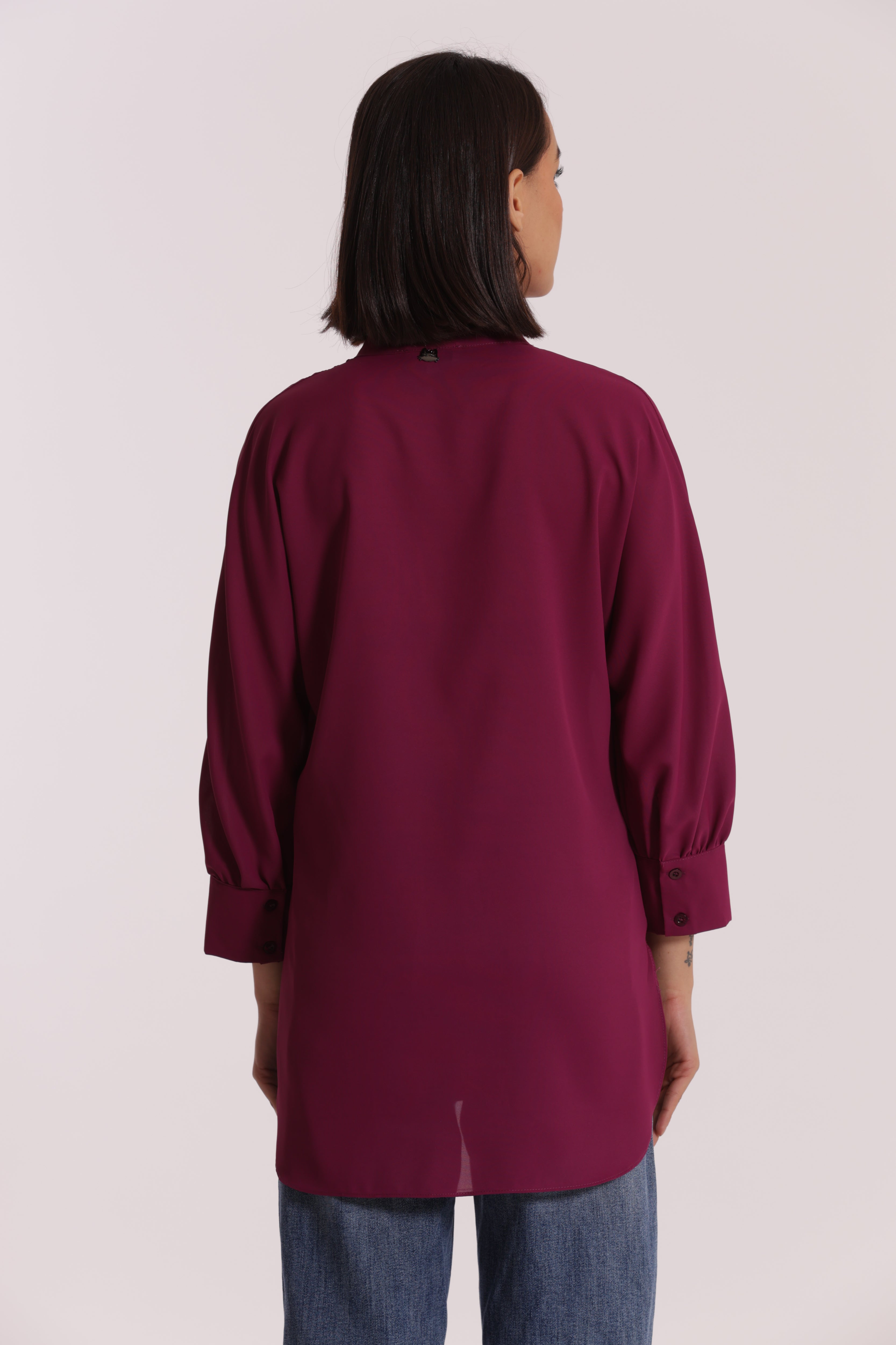 Mimi Mua Blusa Over Solton Nera Morbida