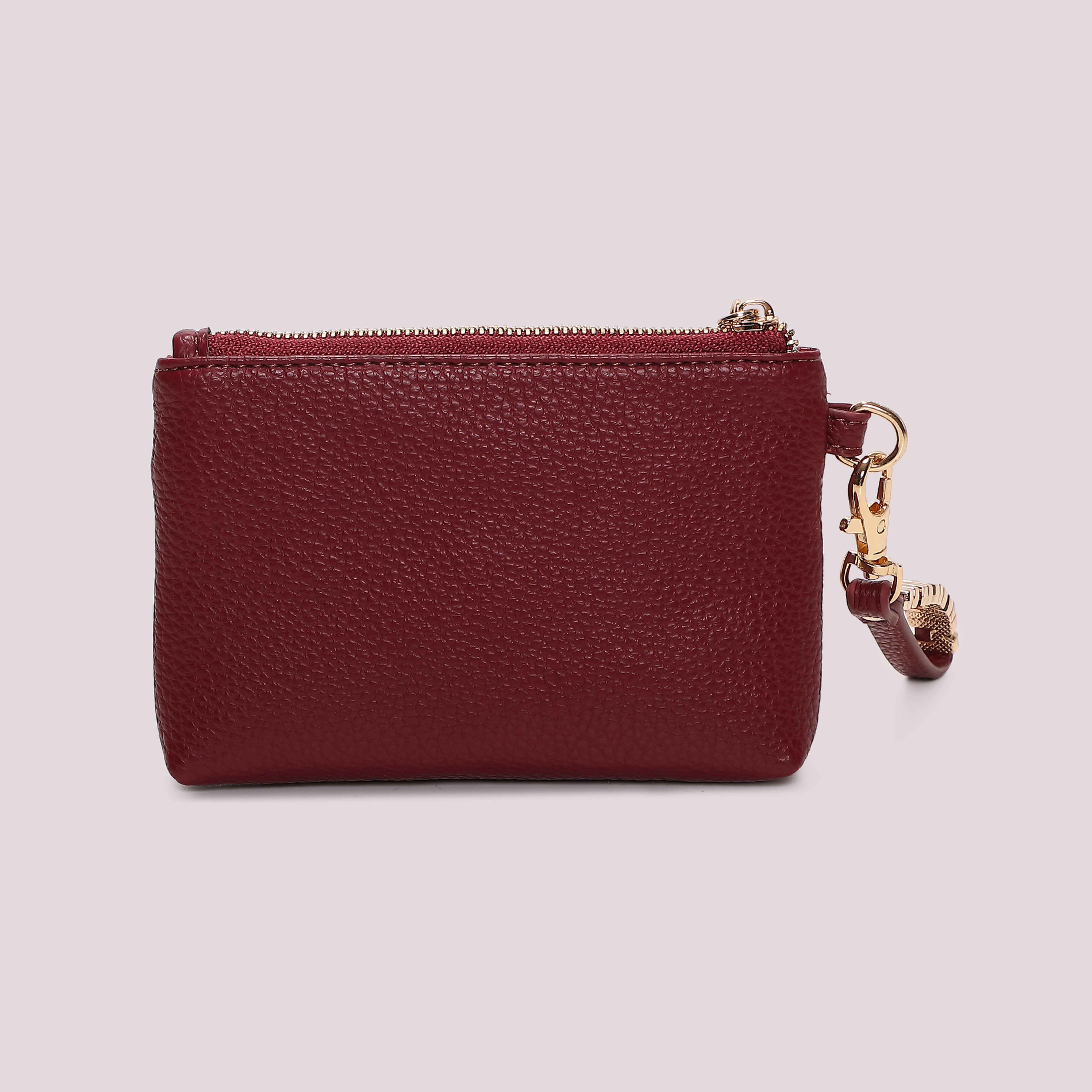 Mimi Mua Portafoglio Piccolo Basic con Zip Nero