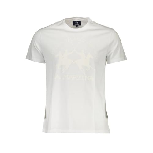 La Martina T-shirt uomo girocollo bianca cotone