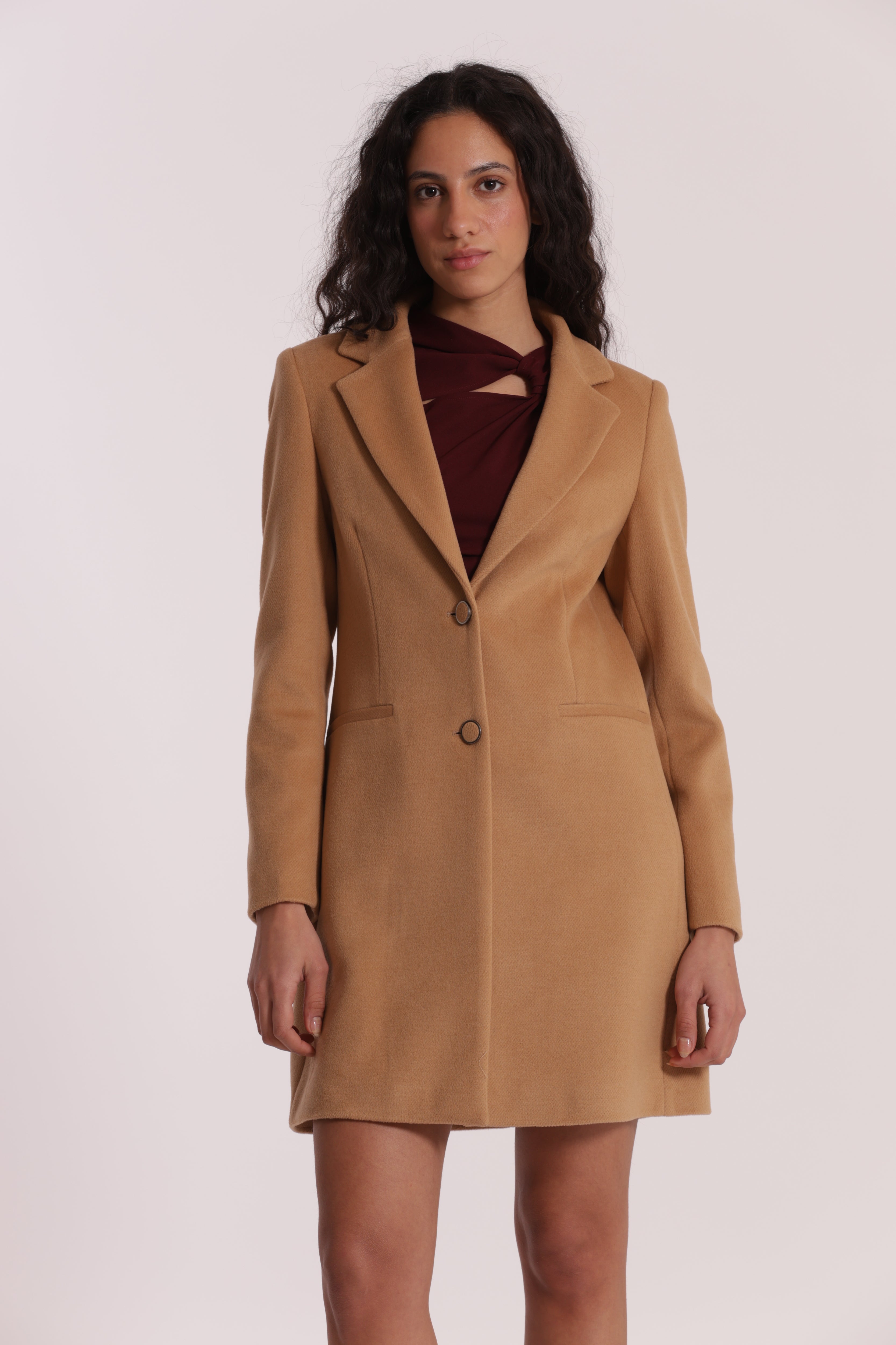 Mimi Mua Baronetto cappotto donna elasticizzato
