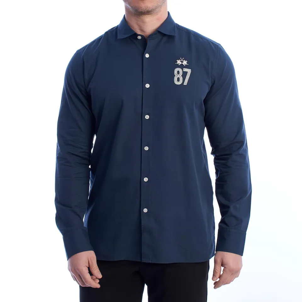 La Martina YMC600-PP666 camicia uomo regular taglia L