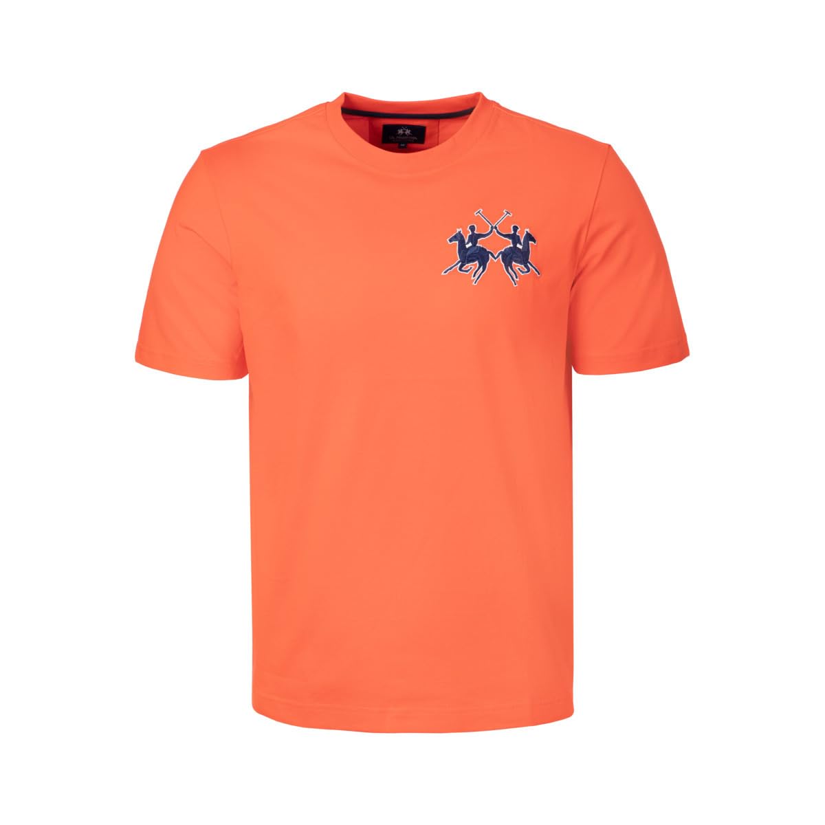 La Martina MCR008 t-shirt uomo cotone logo petto
