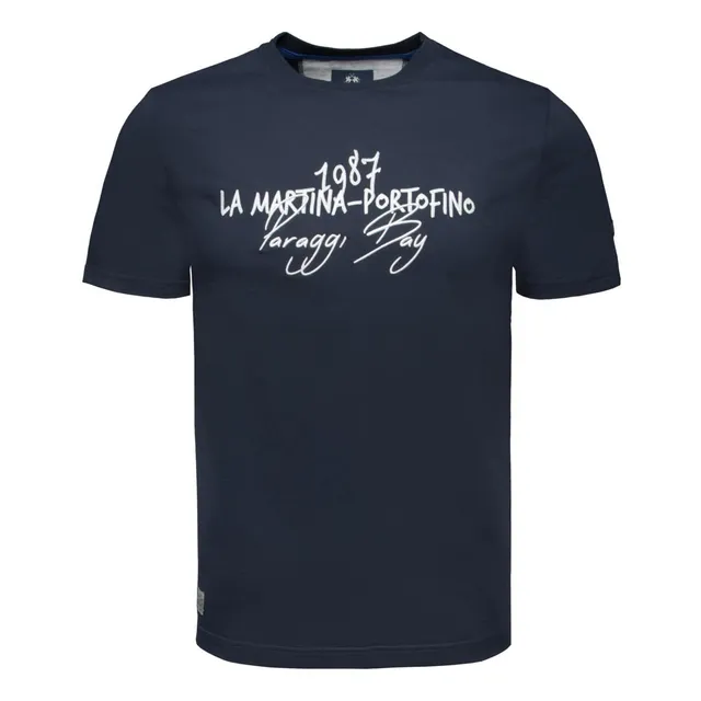 La Martina MAR309 JS206 t-shirt uomo in cotone