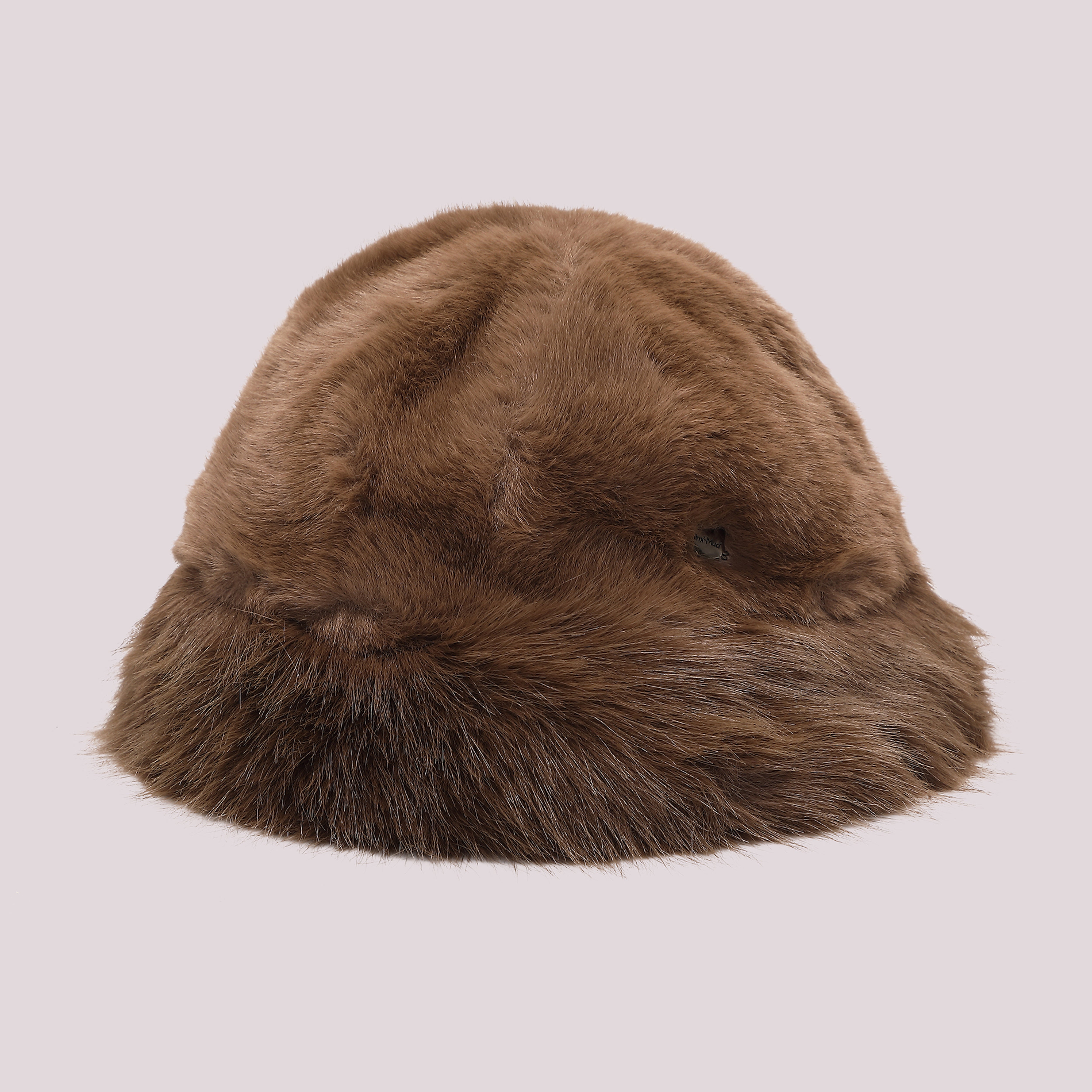 Mimi Mua Cloche Eco Pelliccia Cappello Nero
