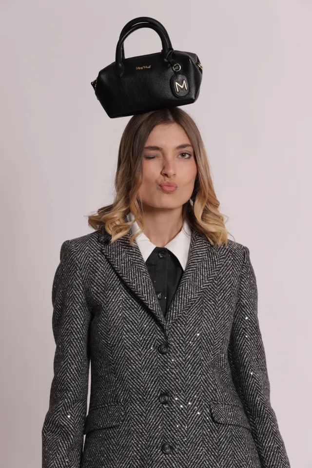 Mimi Mua Bauletto Piccola borsa nero tracolla