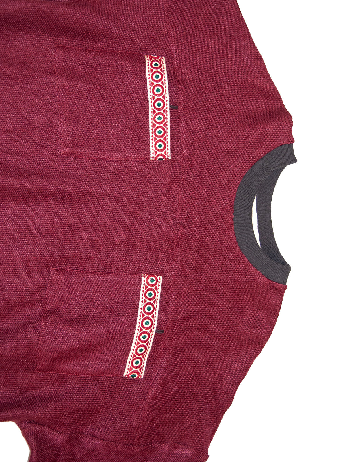 GiglioTigrato Okinawa felpa bordeaux in cotone