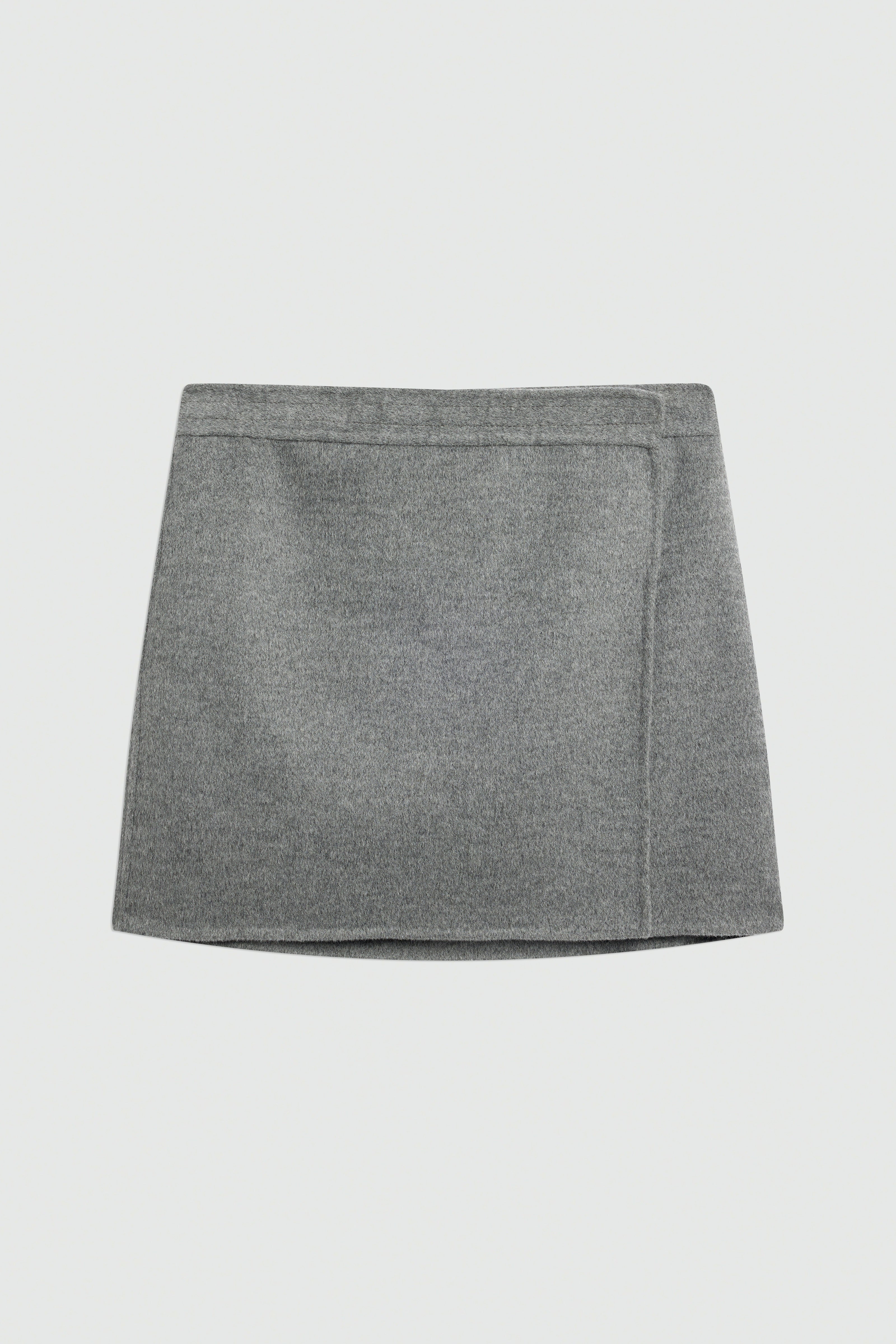 Semicouture June gonna svasata grigio melange scuro
