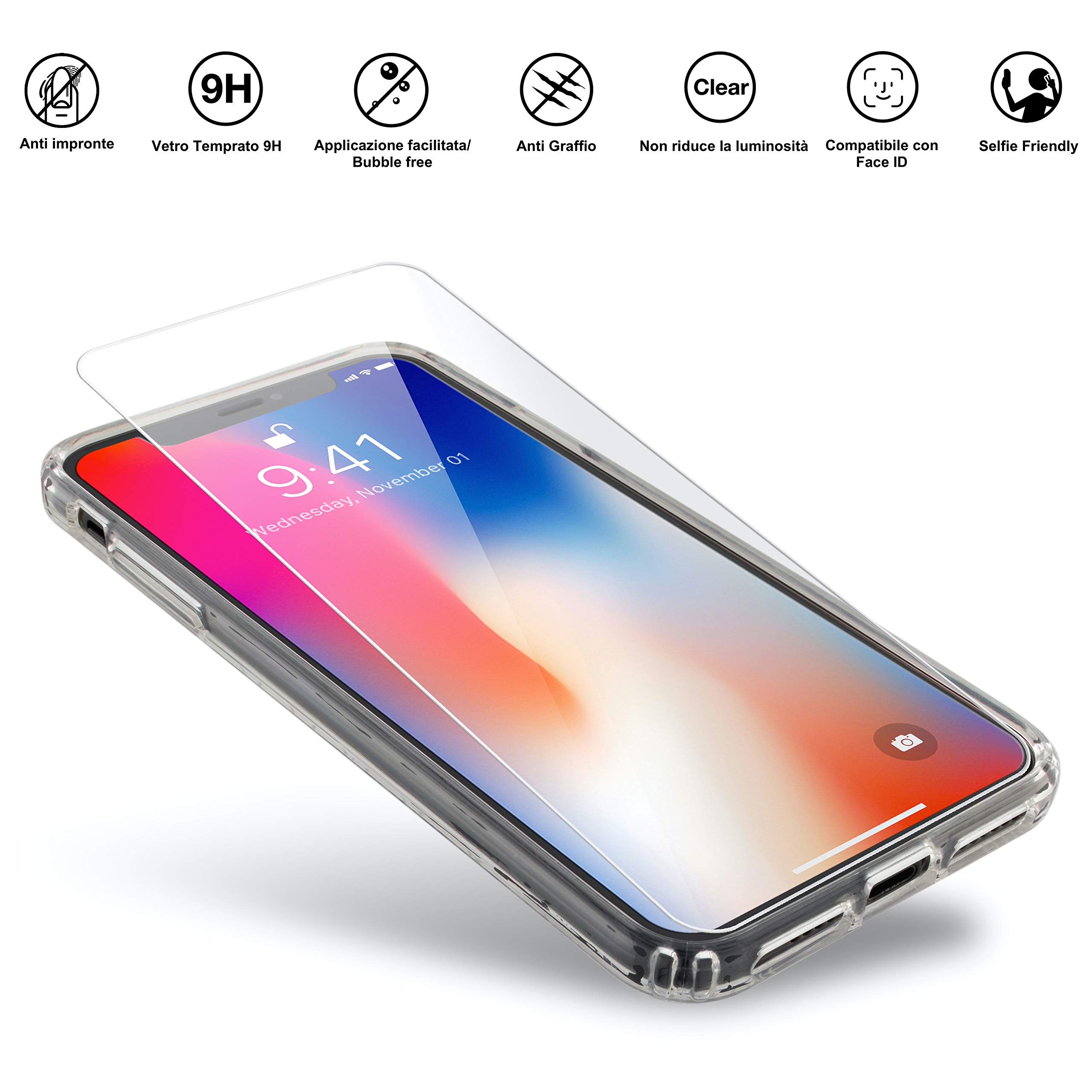 Marcelo Burlon County of Milan cover iPhone XR trasparente