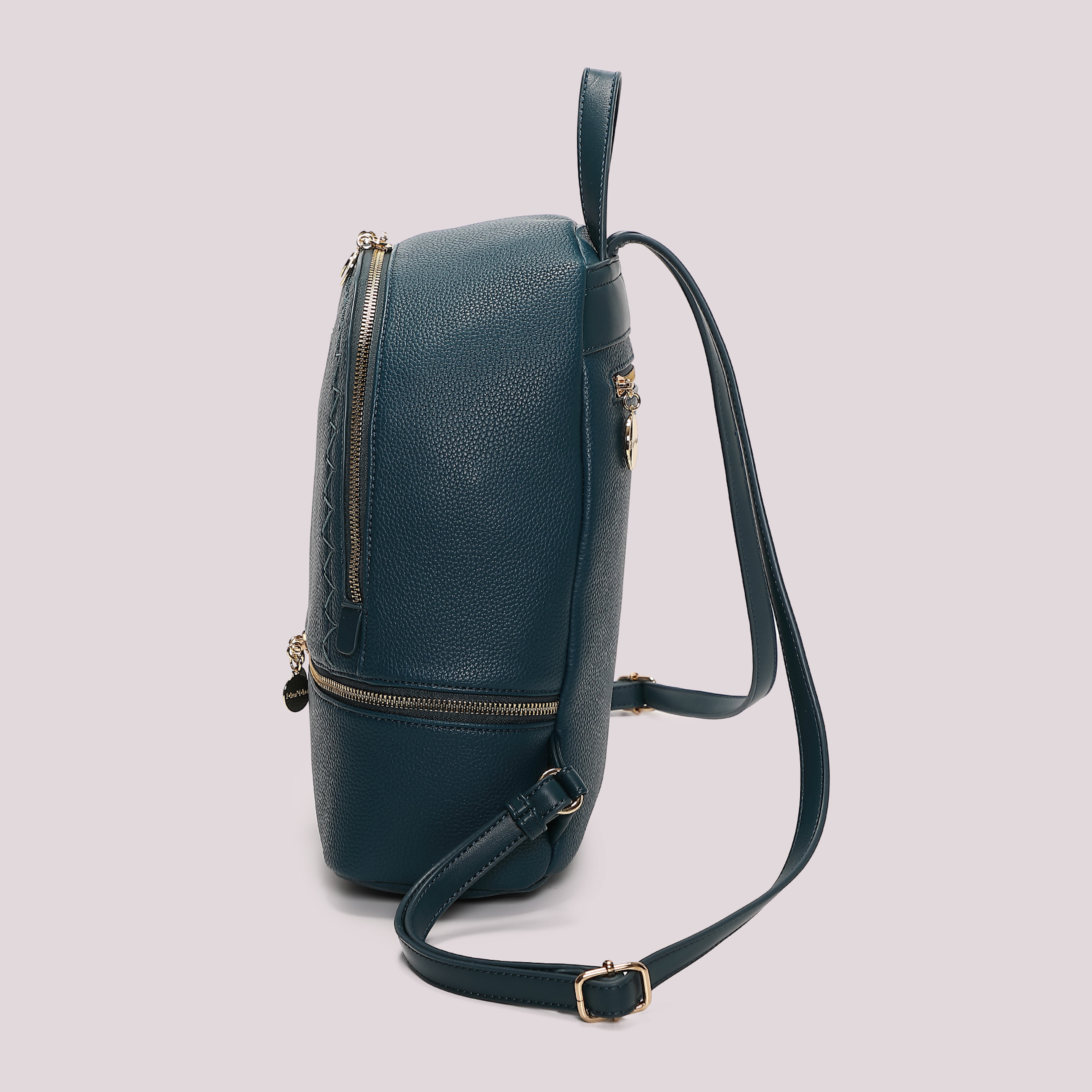 Mimi Mua Zaino Cuciture Vista Nero 26 cm
