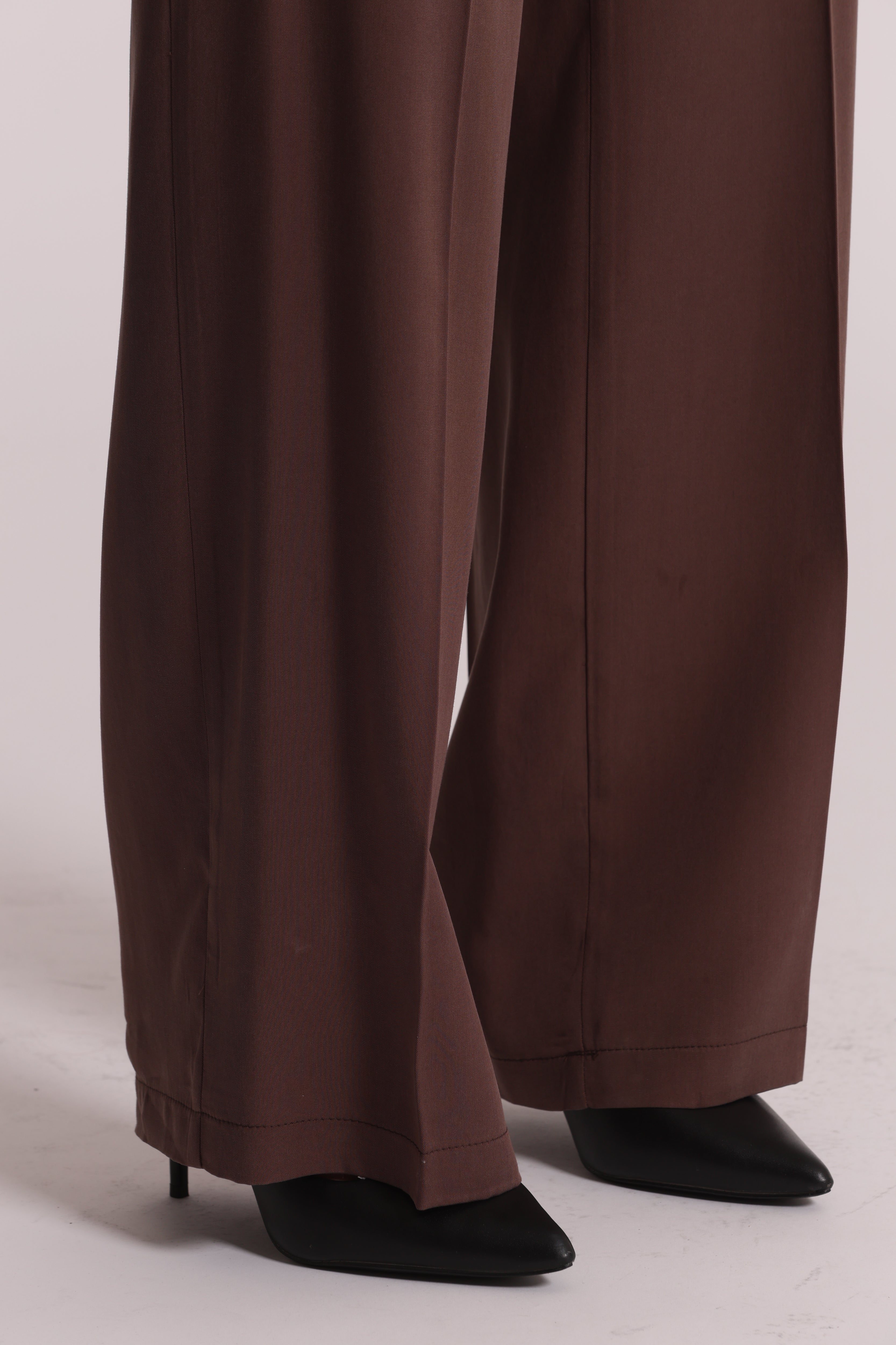 Mimi Mua pantalone dritto lyocell elastico