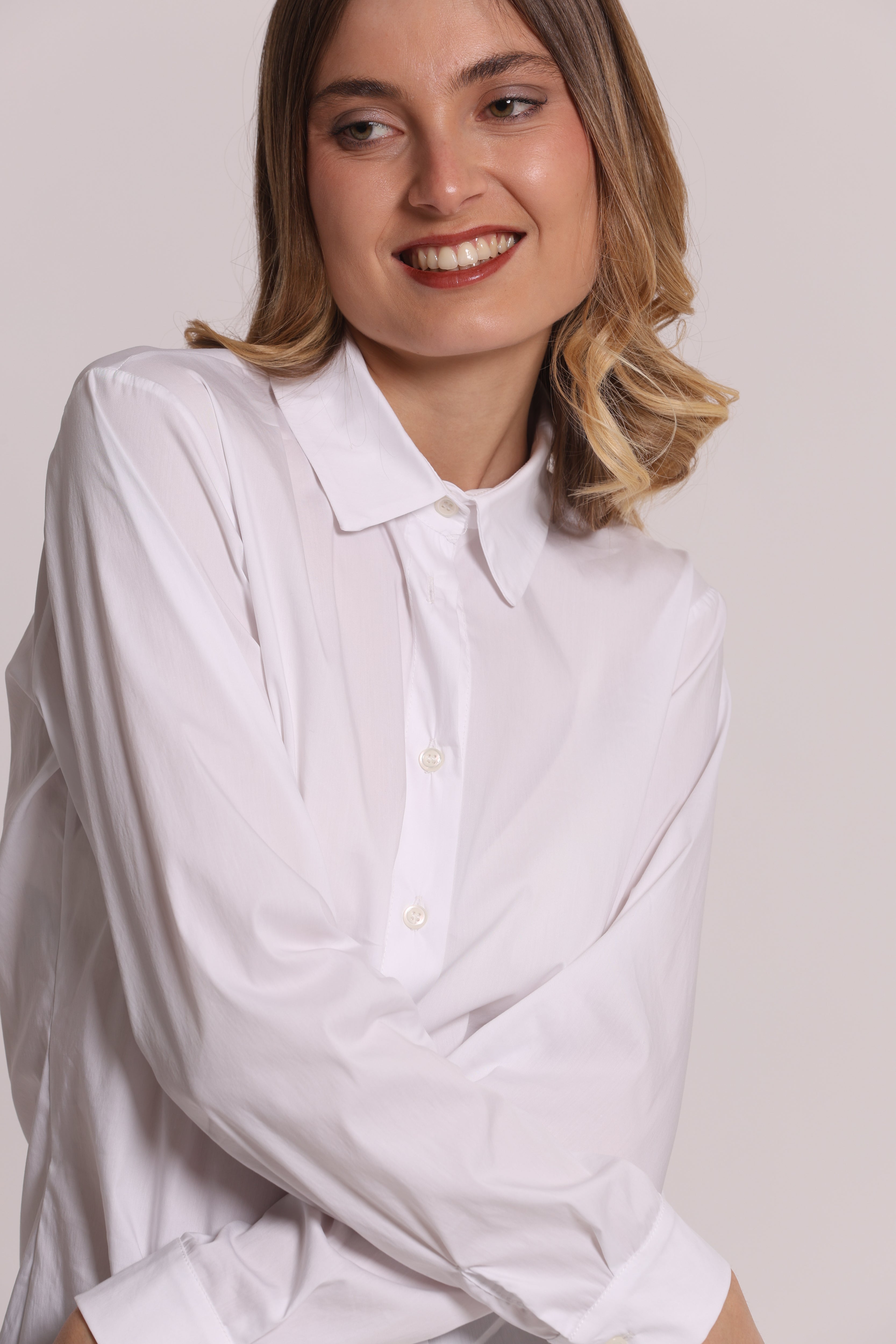 Mimi Mua Camicia Uomo camicia bianca classica