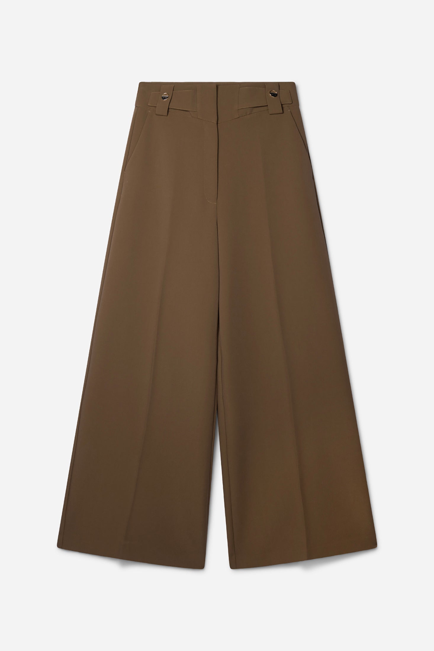 Aaiko Nore pantaloni verdi gamba larga