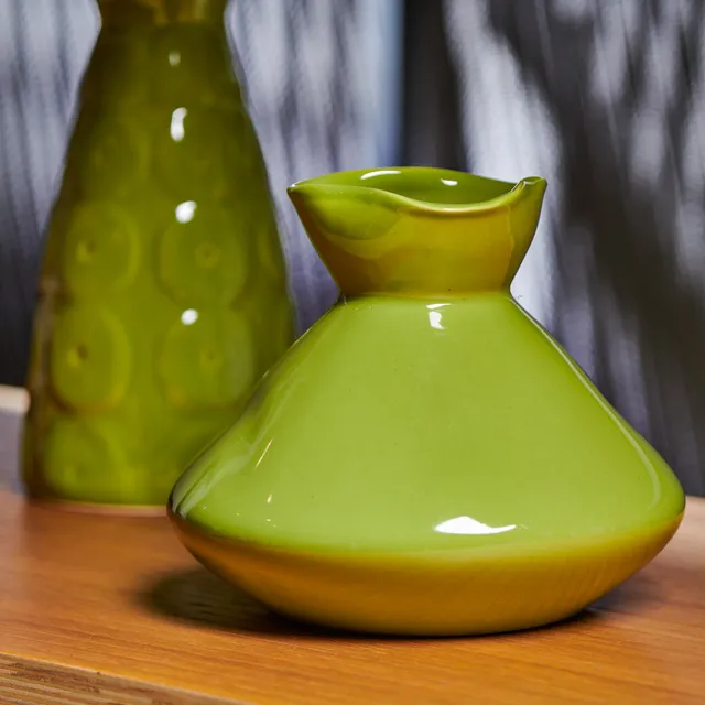 On Earth Cooperative Collection Soft vaso ceramica verde 16,7x14,5 cm