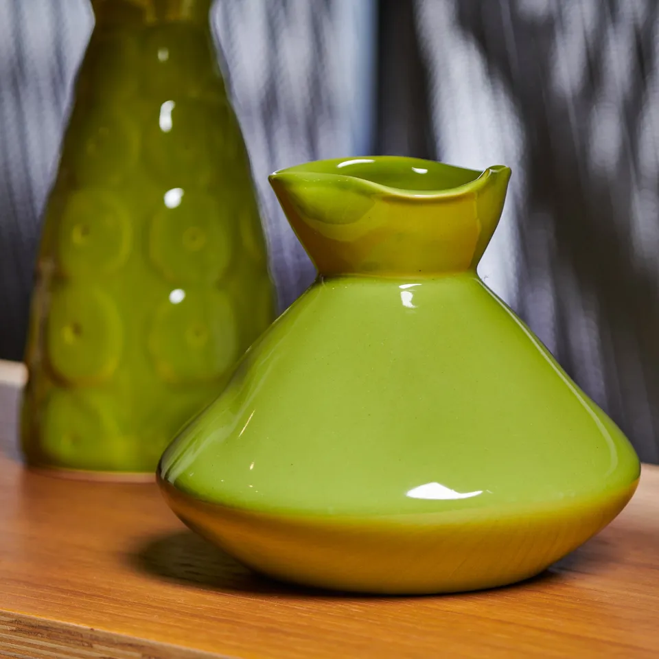 On Earth Cooperative Collection Soft vaso ceramica verde 16,7x14,5 cm
