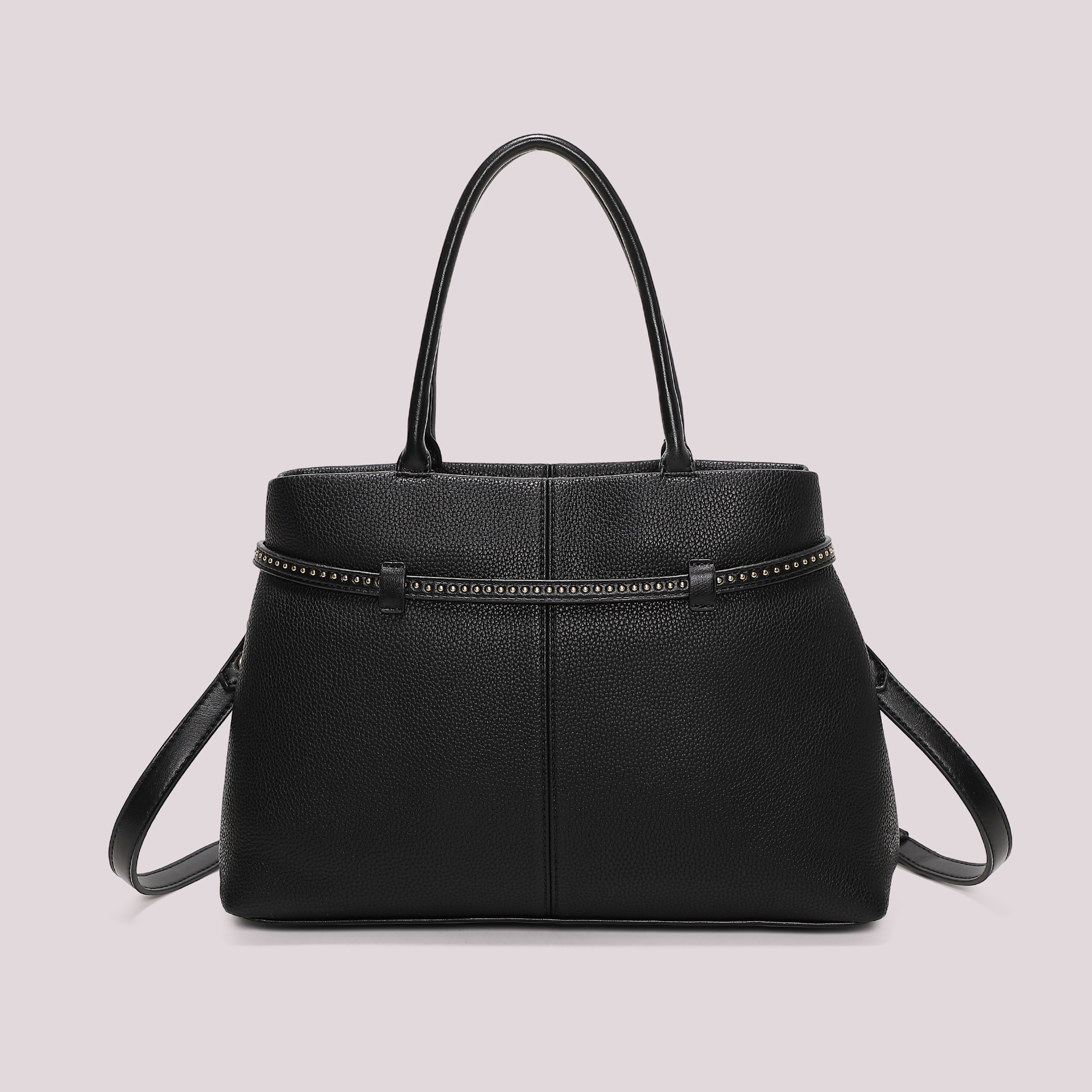 Mimi Mua Borsa Shopping Cinturino Bianco Similpelle