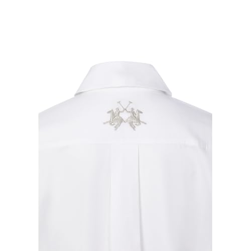 La Martina WCC005 camicia donna L popeline oversize