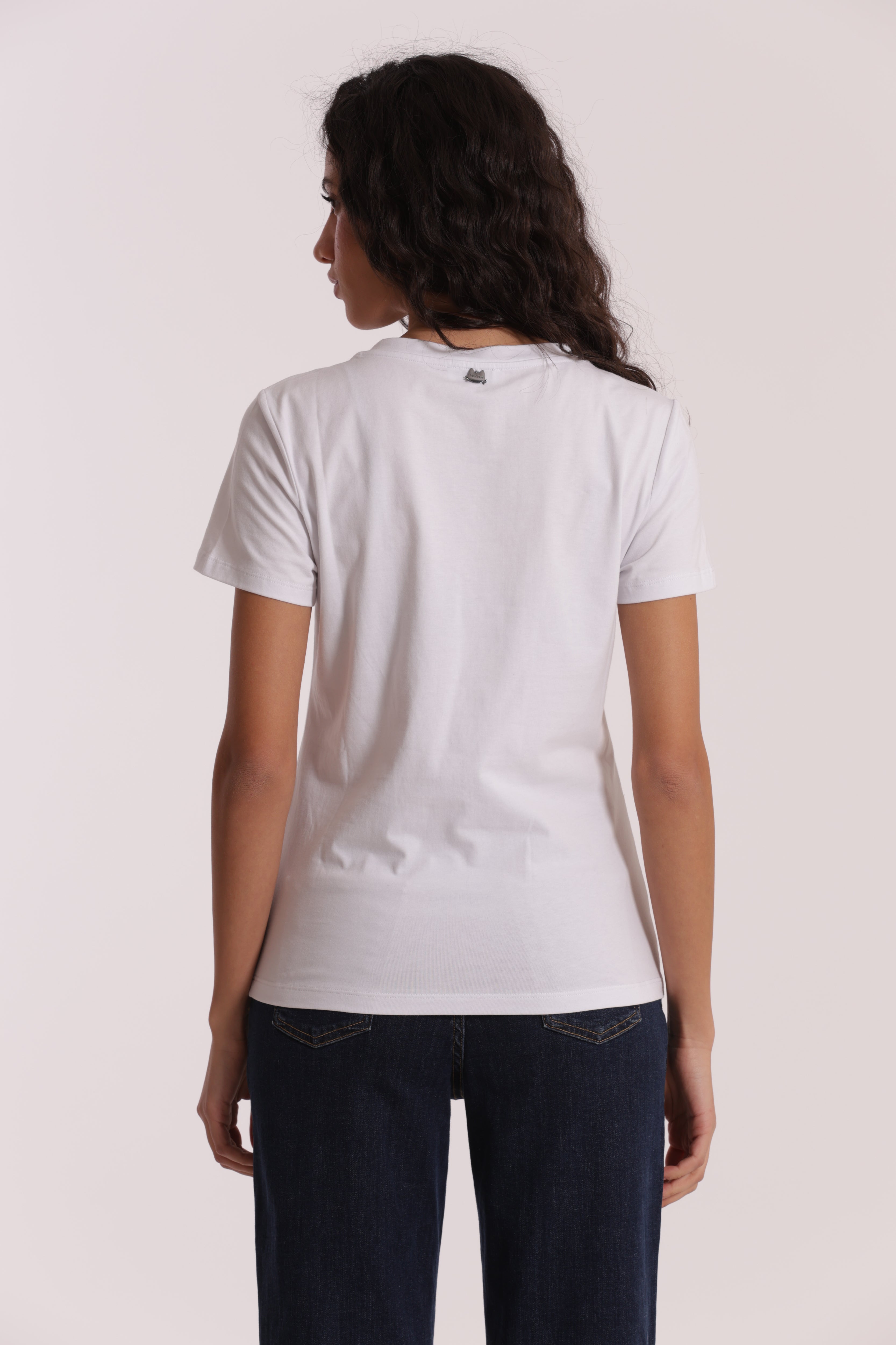 Mimi Mua Mimi-Mua t-shirt cotone logo