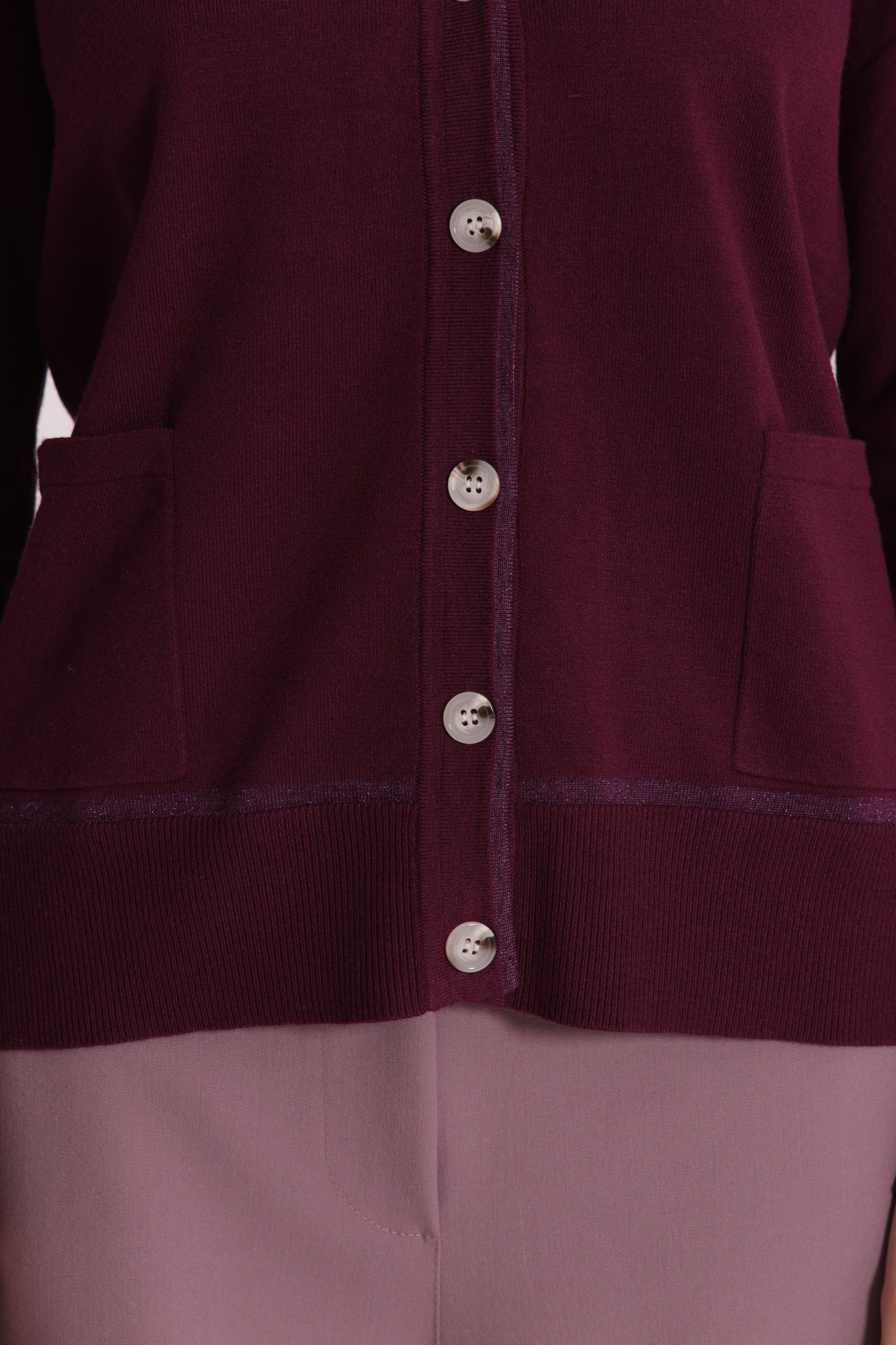 Mimi Mua Maglia Cardigan Bordi Lurex cardigan lurex