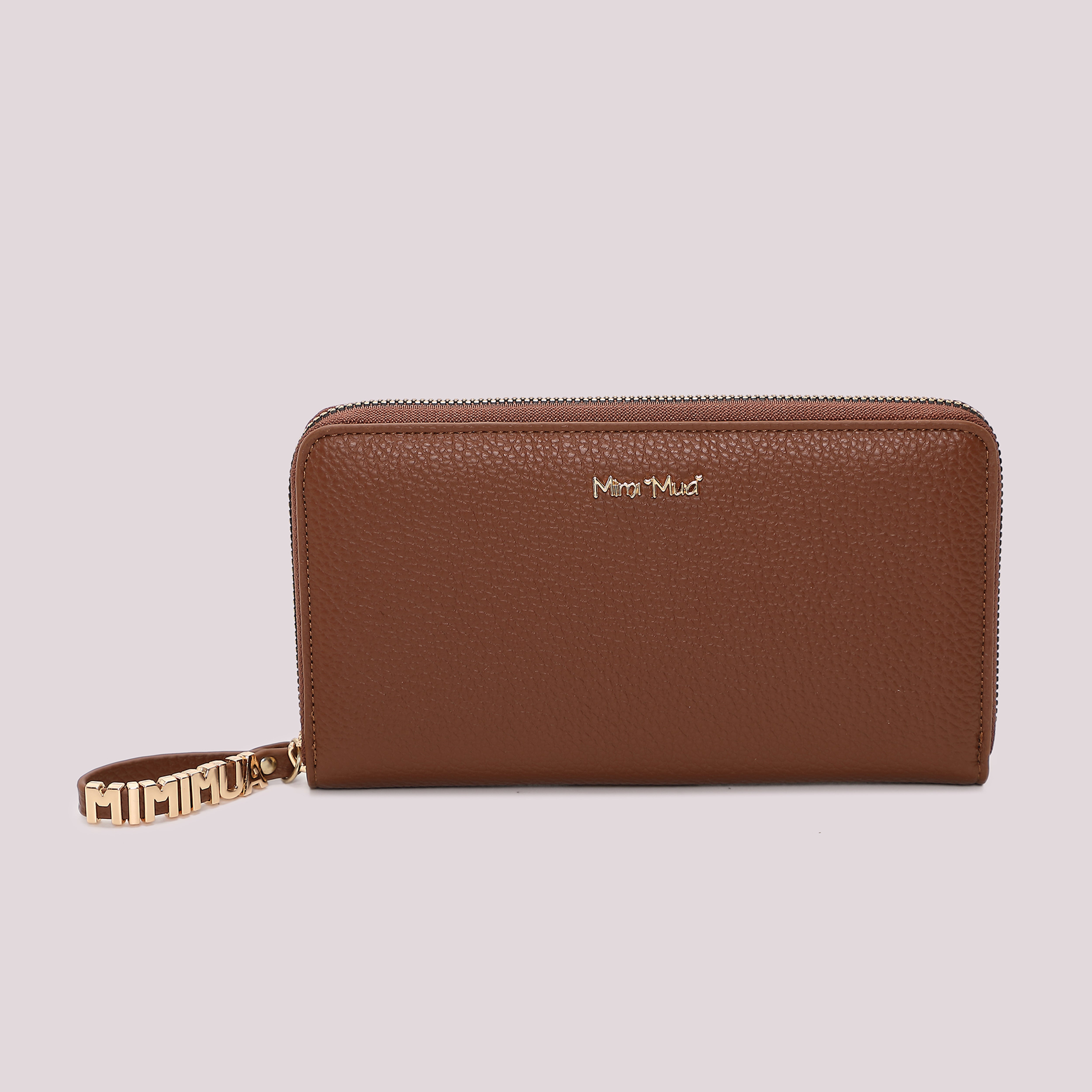 Mimi Mua portafoglio grande basic zip portafoglio nero