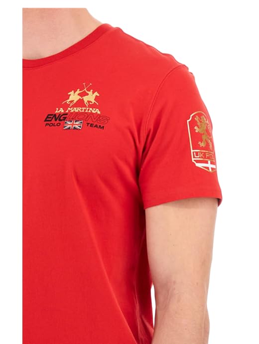 La Martina YMR306 JS206 T-Shirt Uomo Cotone Regular