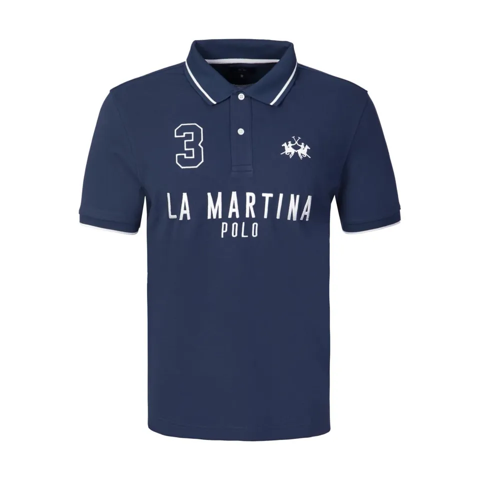 La Martina MCP320 PK001 polo uomo cotone