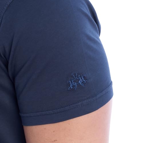 La Martina YMR316-JS388 T-shirt uomo cotone taglie XL-3XL
