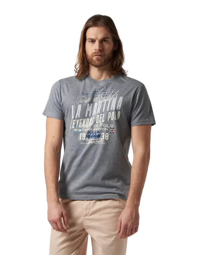 La Martina Slao T-Shirt Uomo M Cotone Girocollo