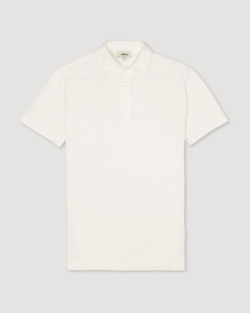 Altea Greg polo in cotone bianco regular