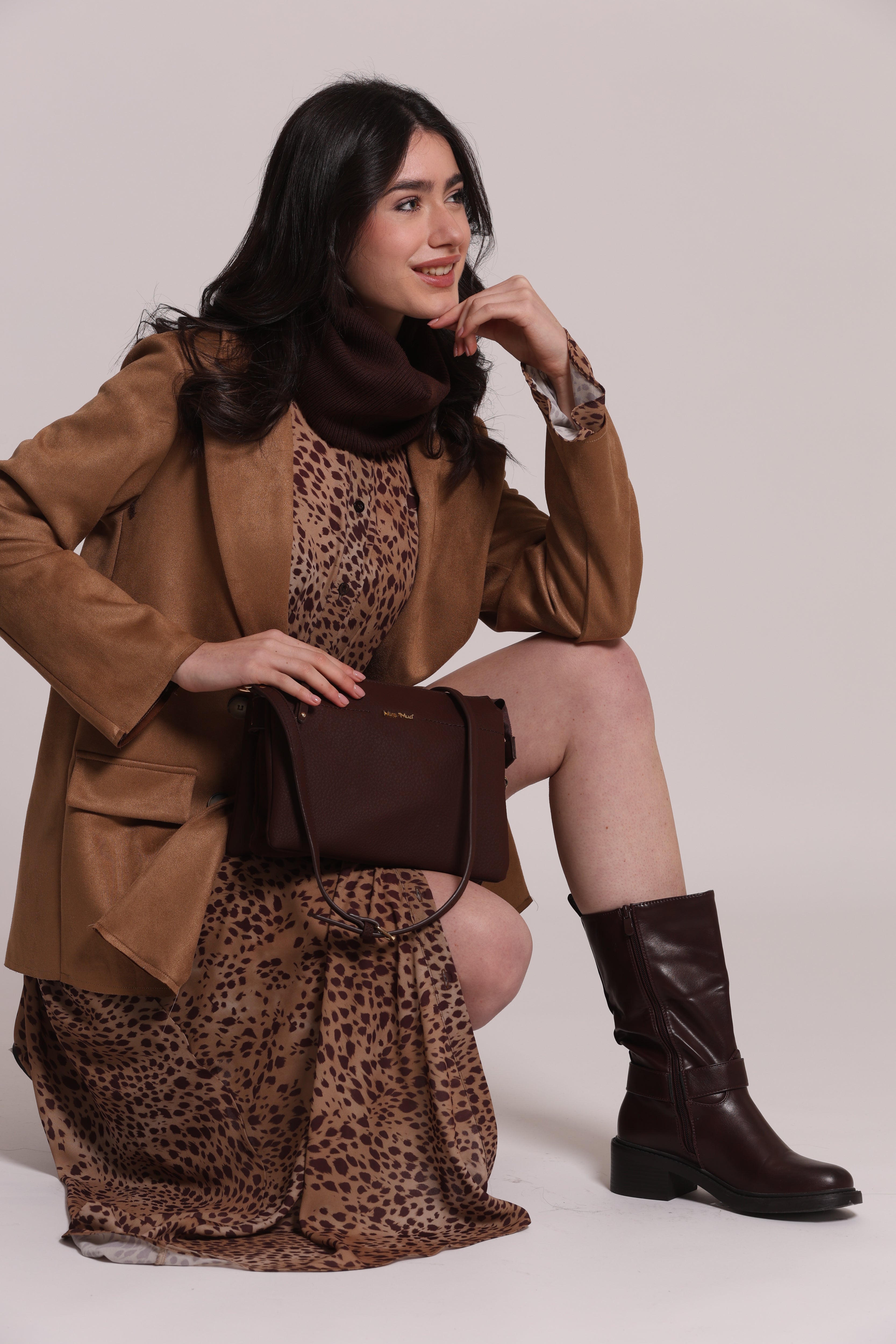 Mimi Mua Camoscio Tracolla Nero
