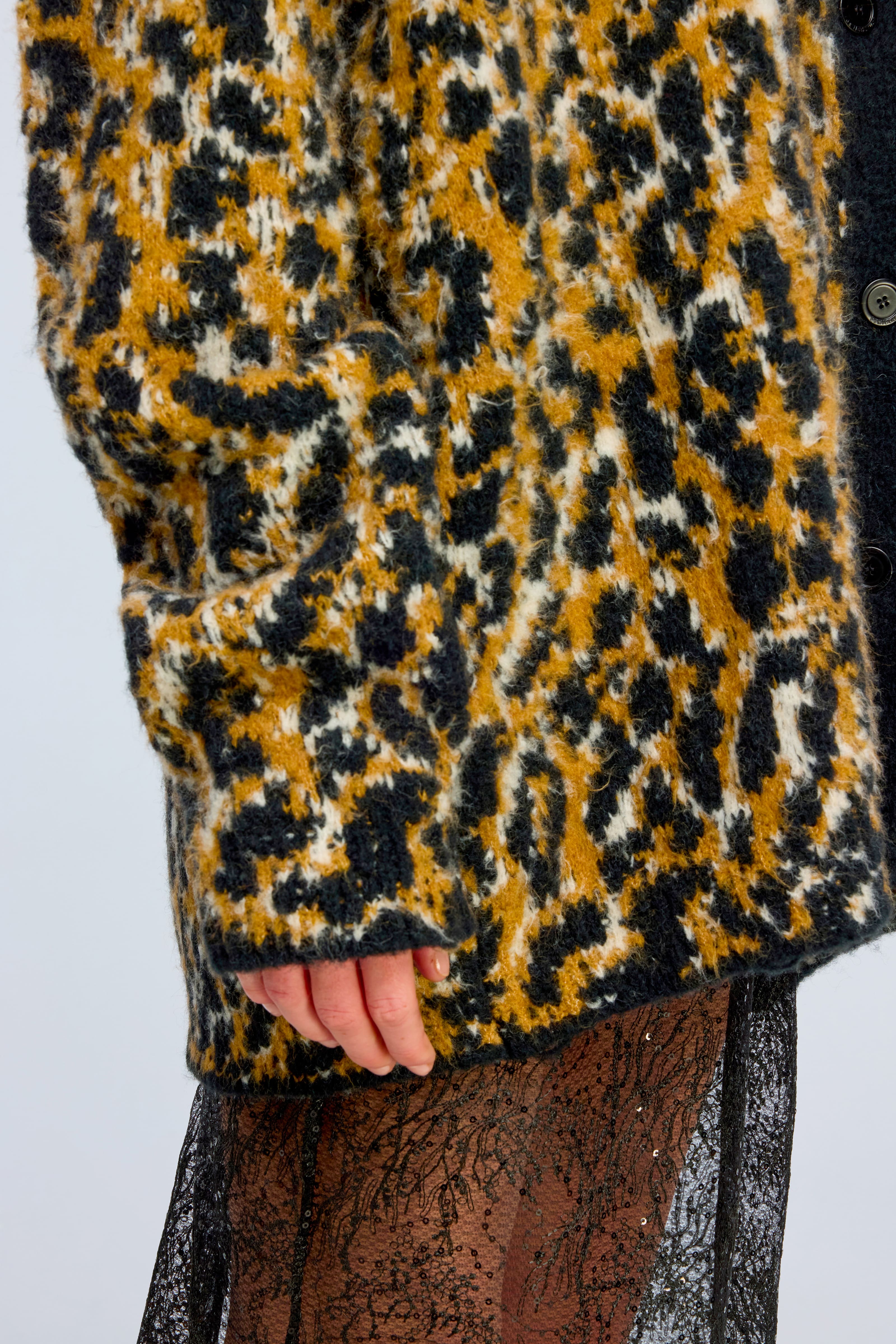 Semicouture Zoe Y6WF28 cardigan maculato jacquard