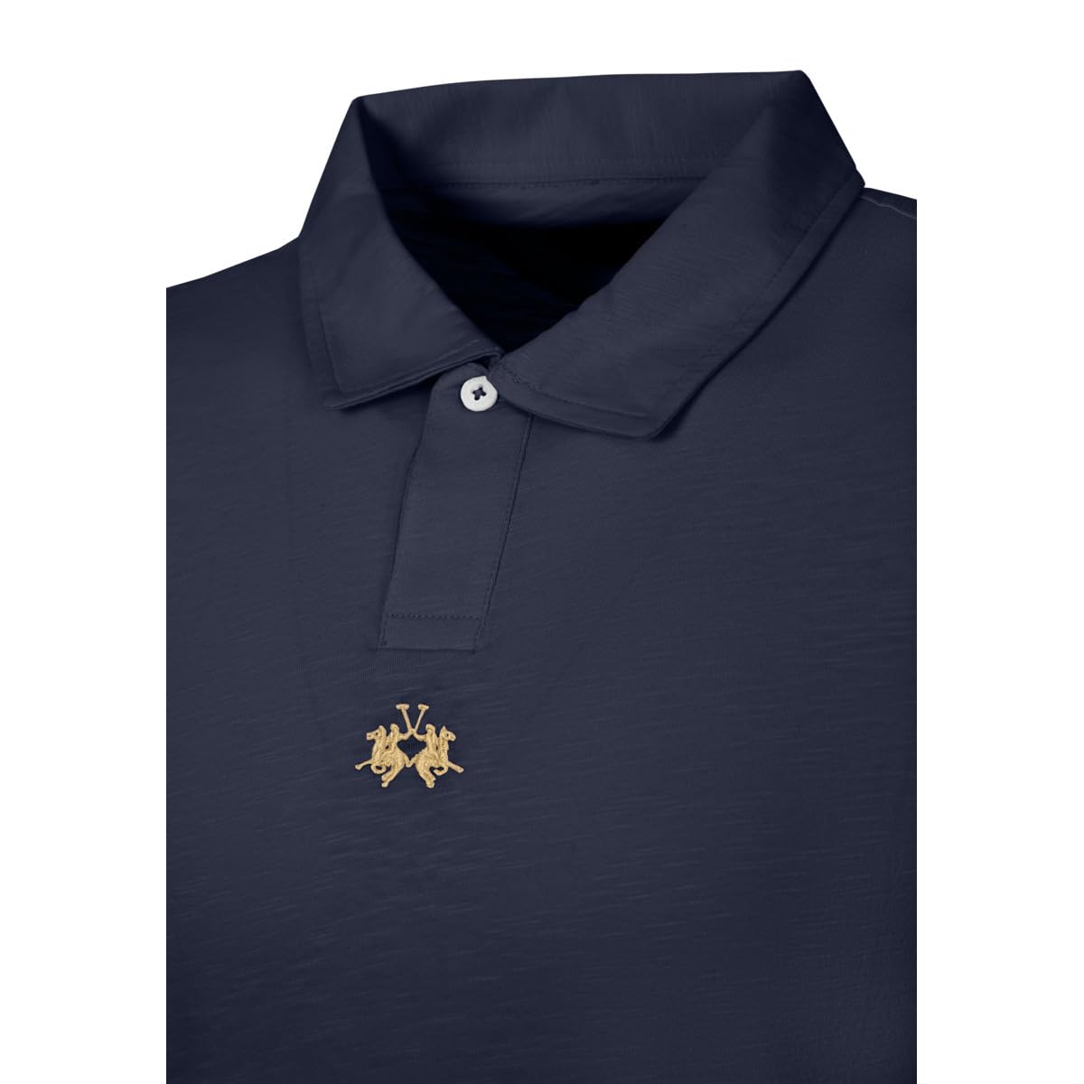 La Martina CCMP05 JS259 polo uomo blu navy