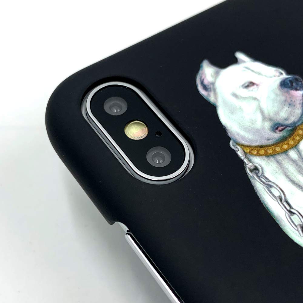 Marcelo Burlon Dogo White custodia iPhone XS soft touch