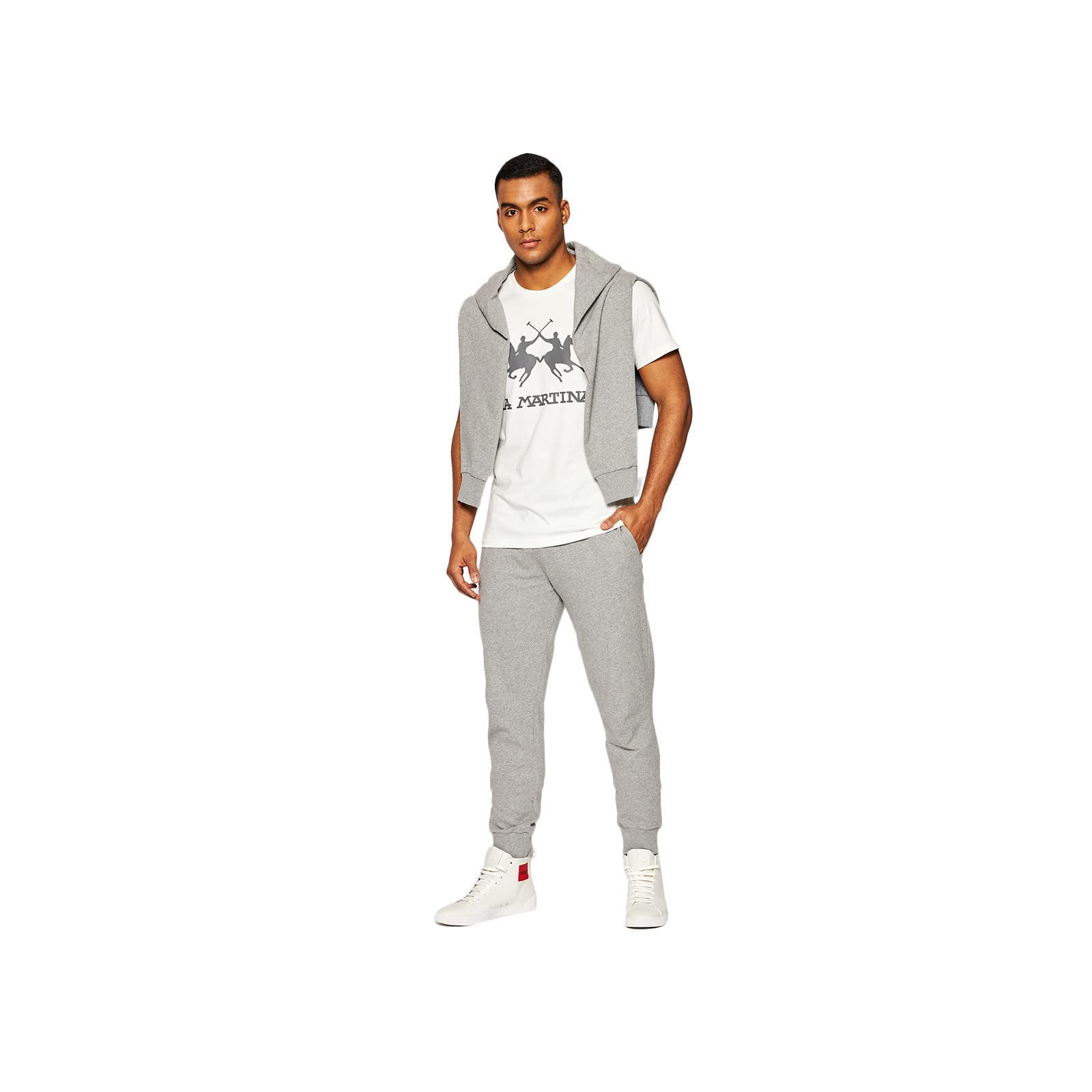 La Martina CCMR05 JS206 T-Shirt uomo cotone
