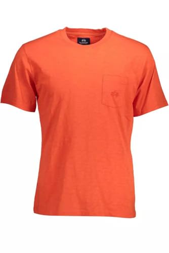 La Martina t-shirt uomo rosa XXL tasca ricamata