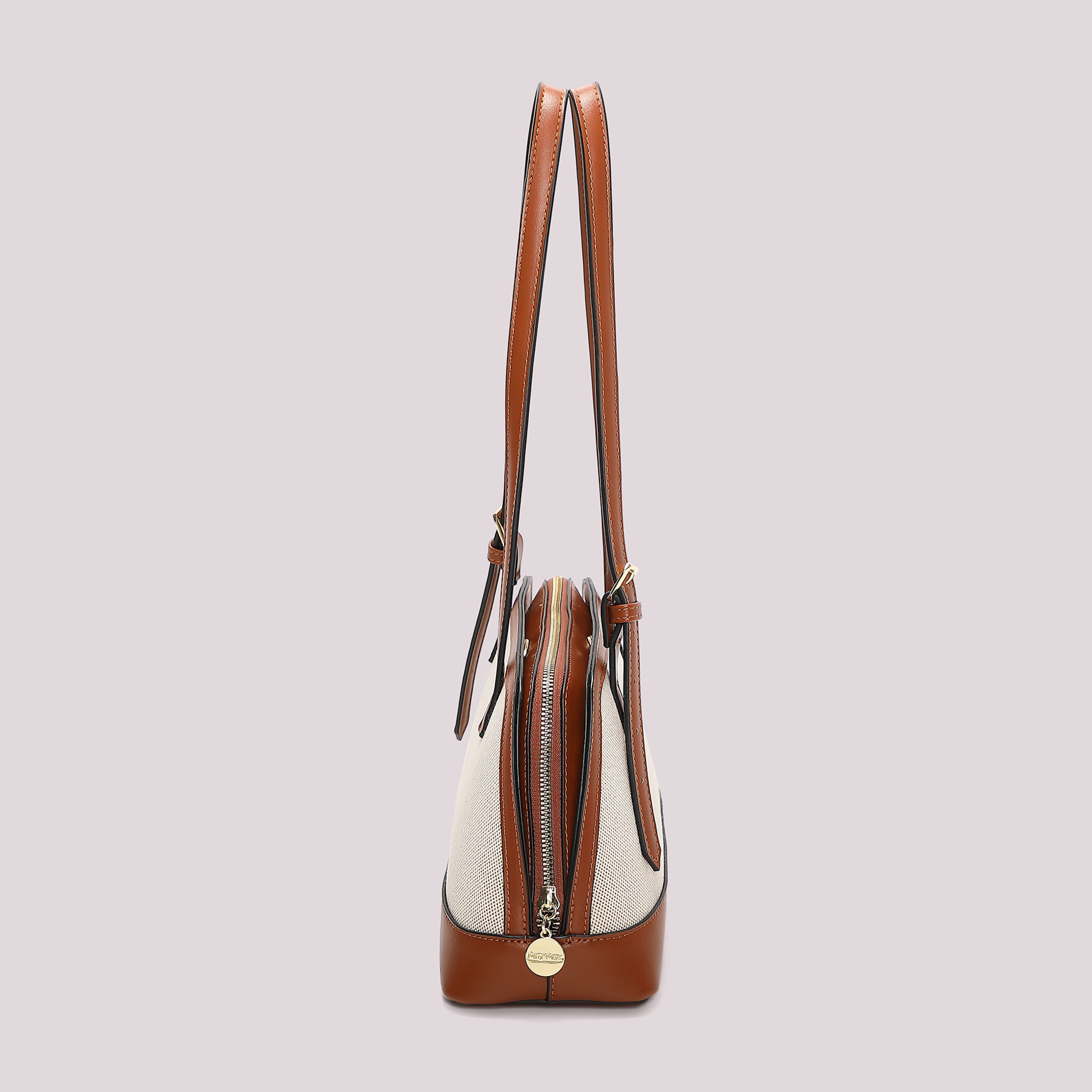 Mimi Mua Canvas Borsa a Spalla Nera Tracolla