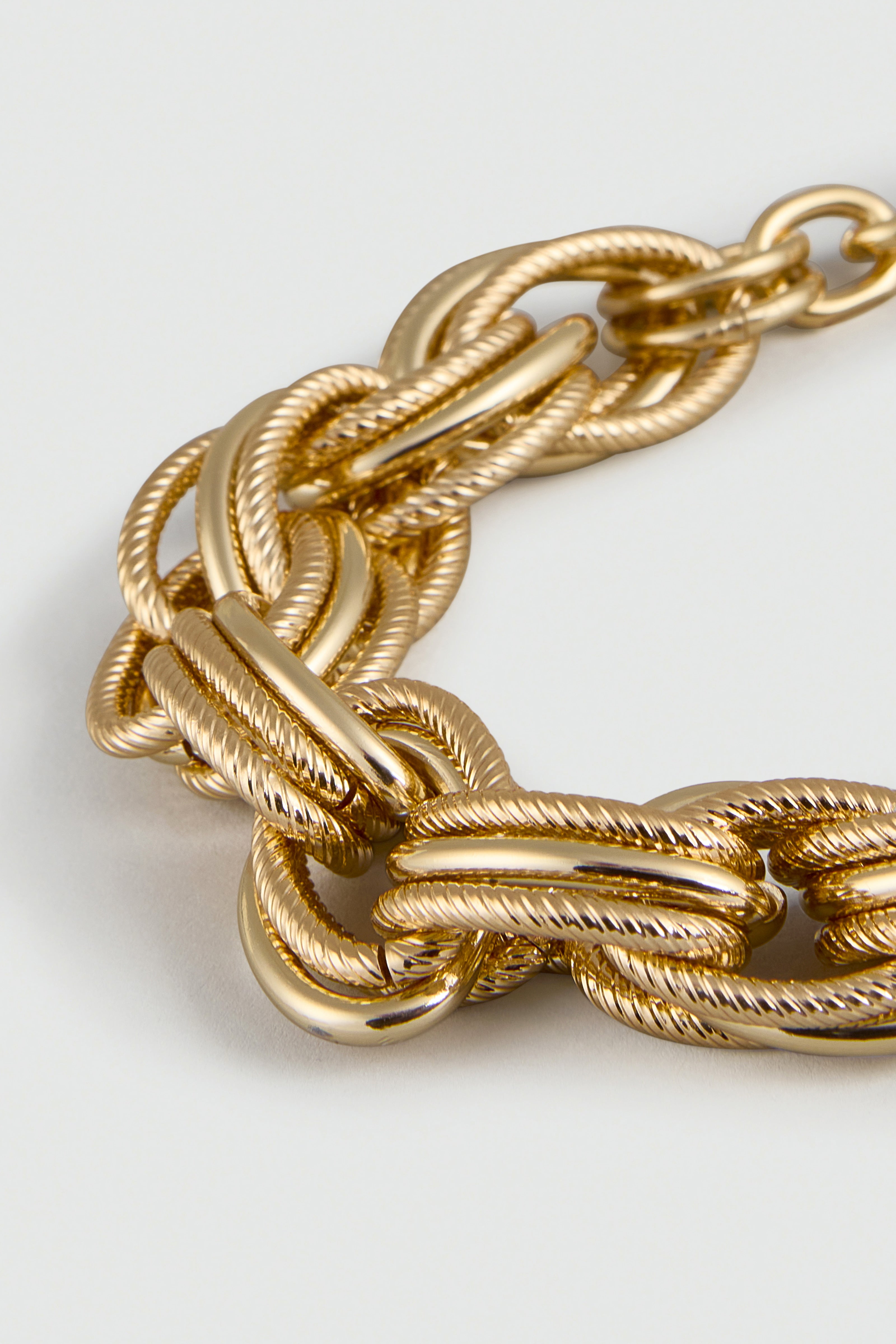 Semicouture Allie bracciale catena oro