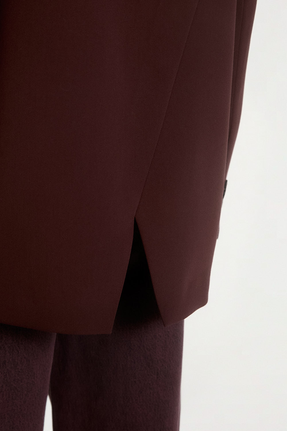 Aaiko Luray Blazer Bordeaux Elasticizzato Doppiopetto