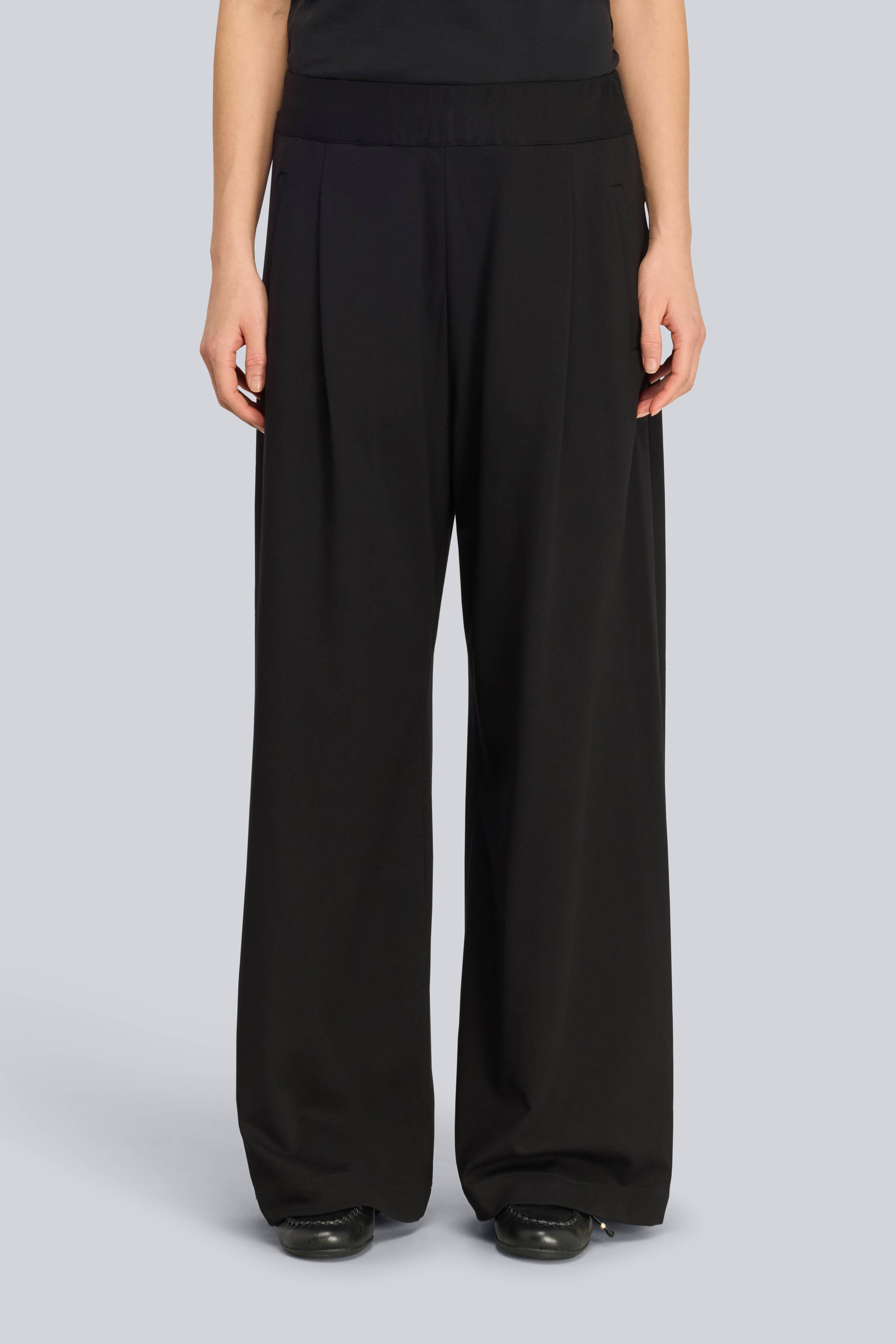 Semicouture Jhonny pantalone palazzo nero