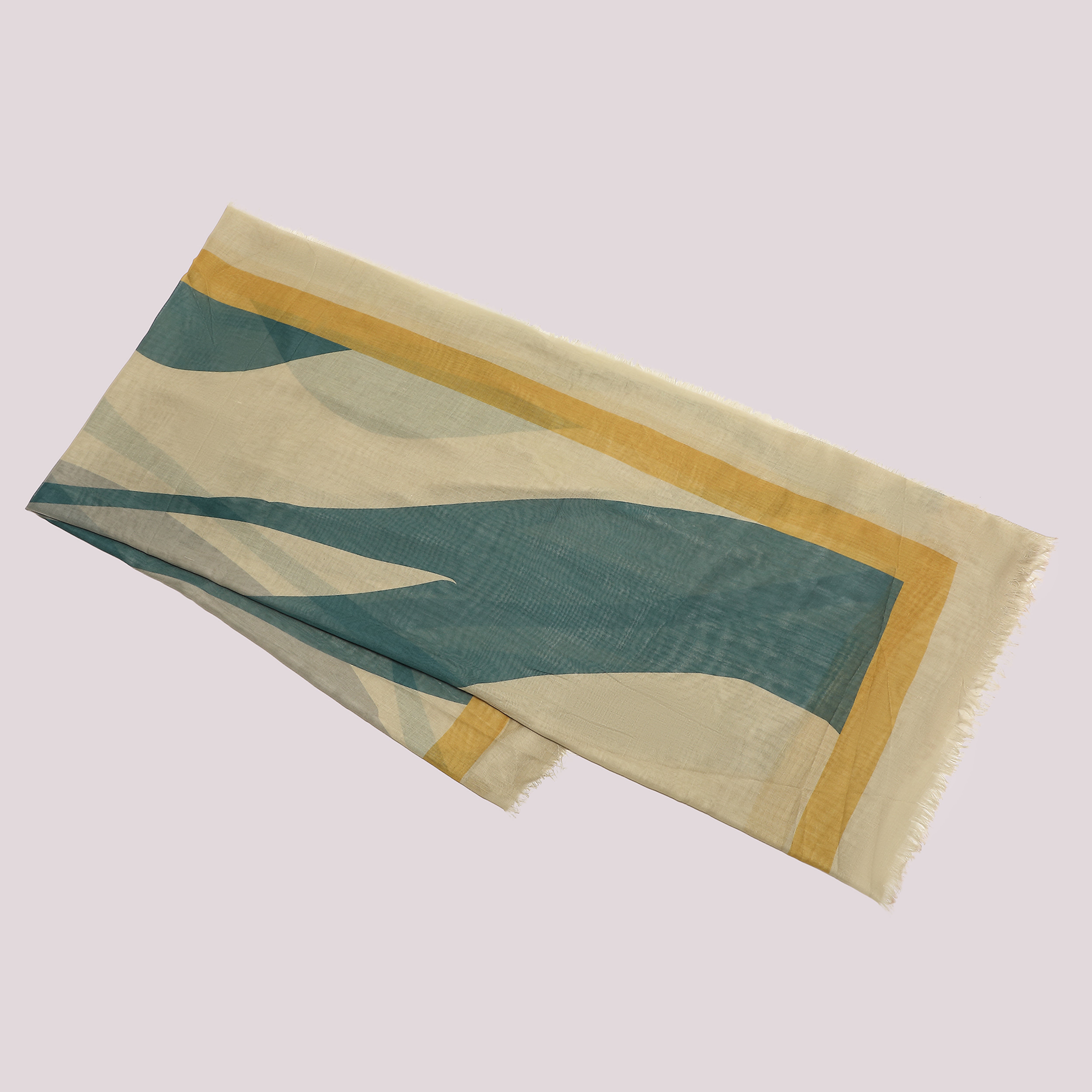 Mimi Mua Kintsugi Foulard 135x135 cm Nero