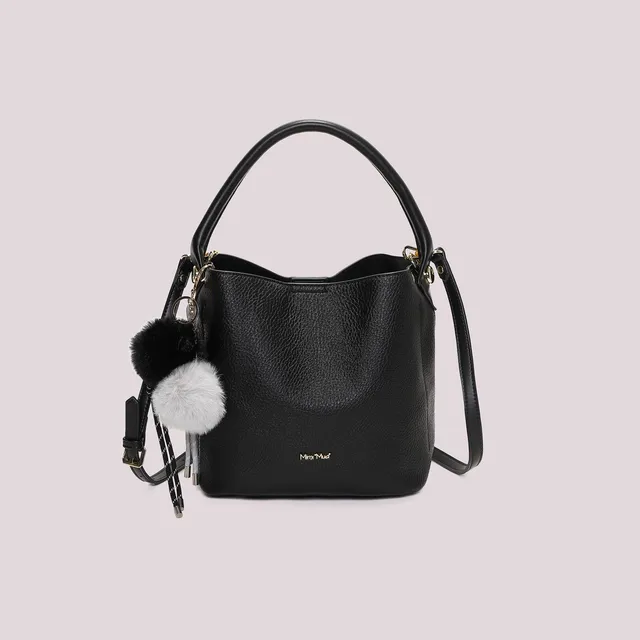 Mimi Mua Borsa a Secchiello borsa nero tracolla
