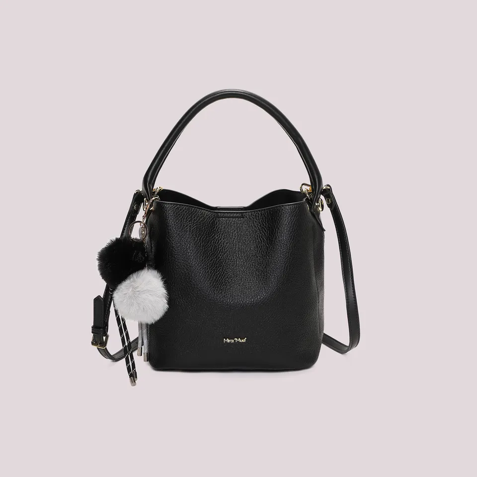 Mimi Mua Borsa a Secchiello borsa nero tracolla