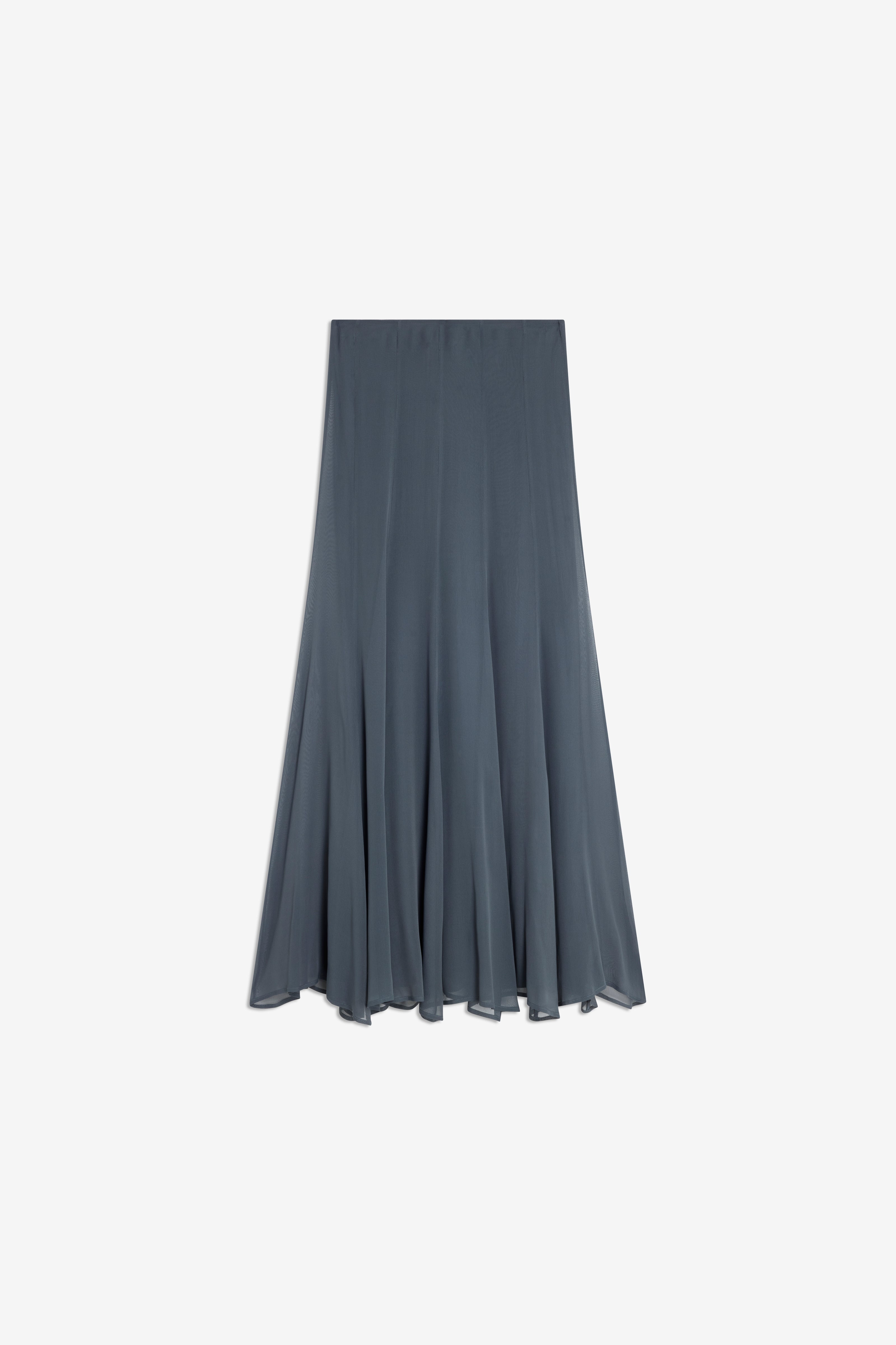 Semicouture Rachelle gonna peltro georgette