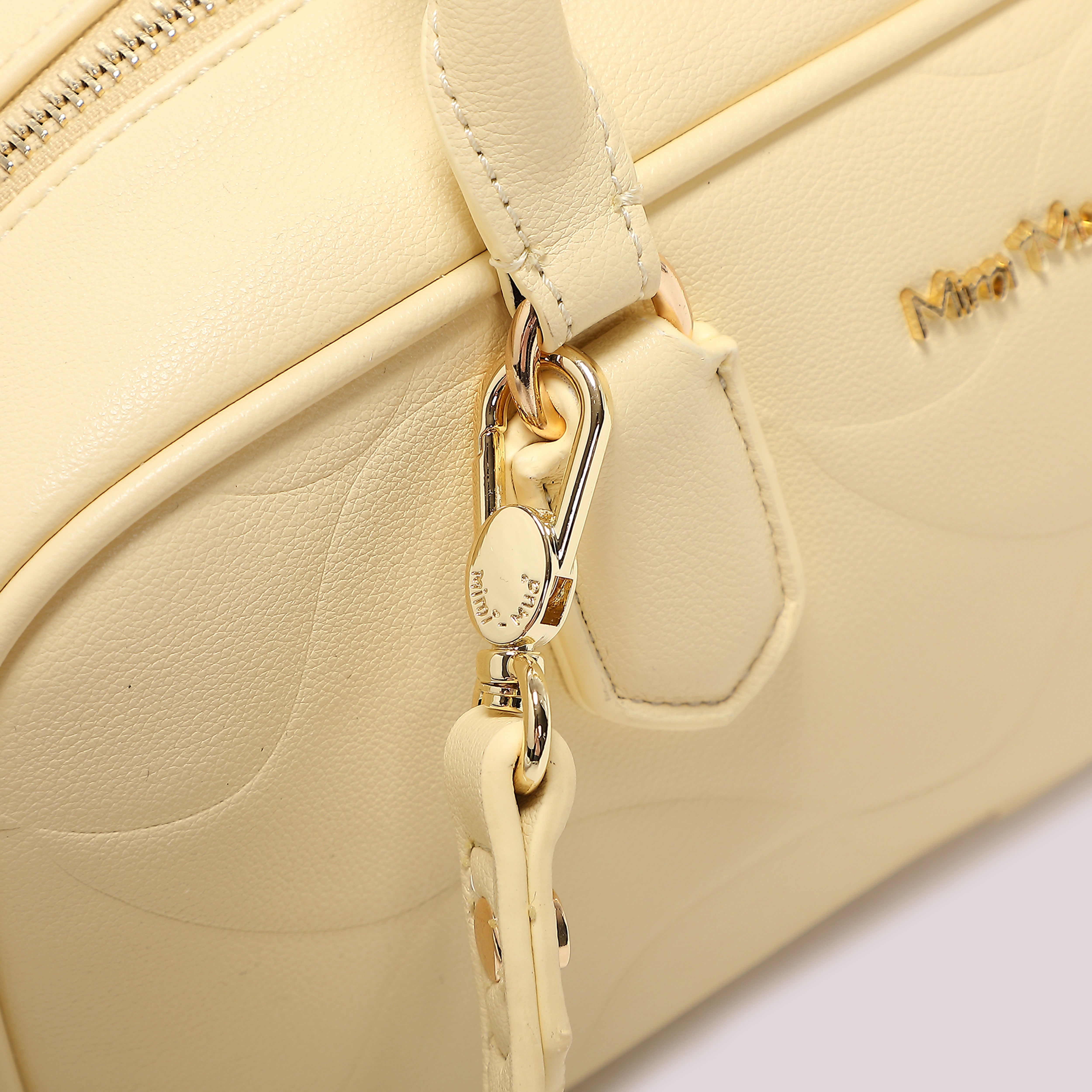 Mimi Mua Borsa Baguette Onda Bianco