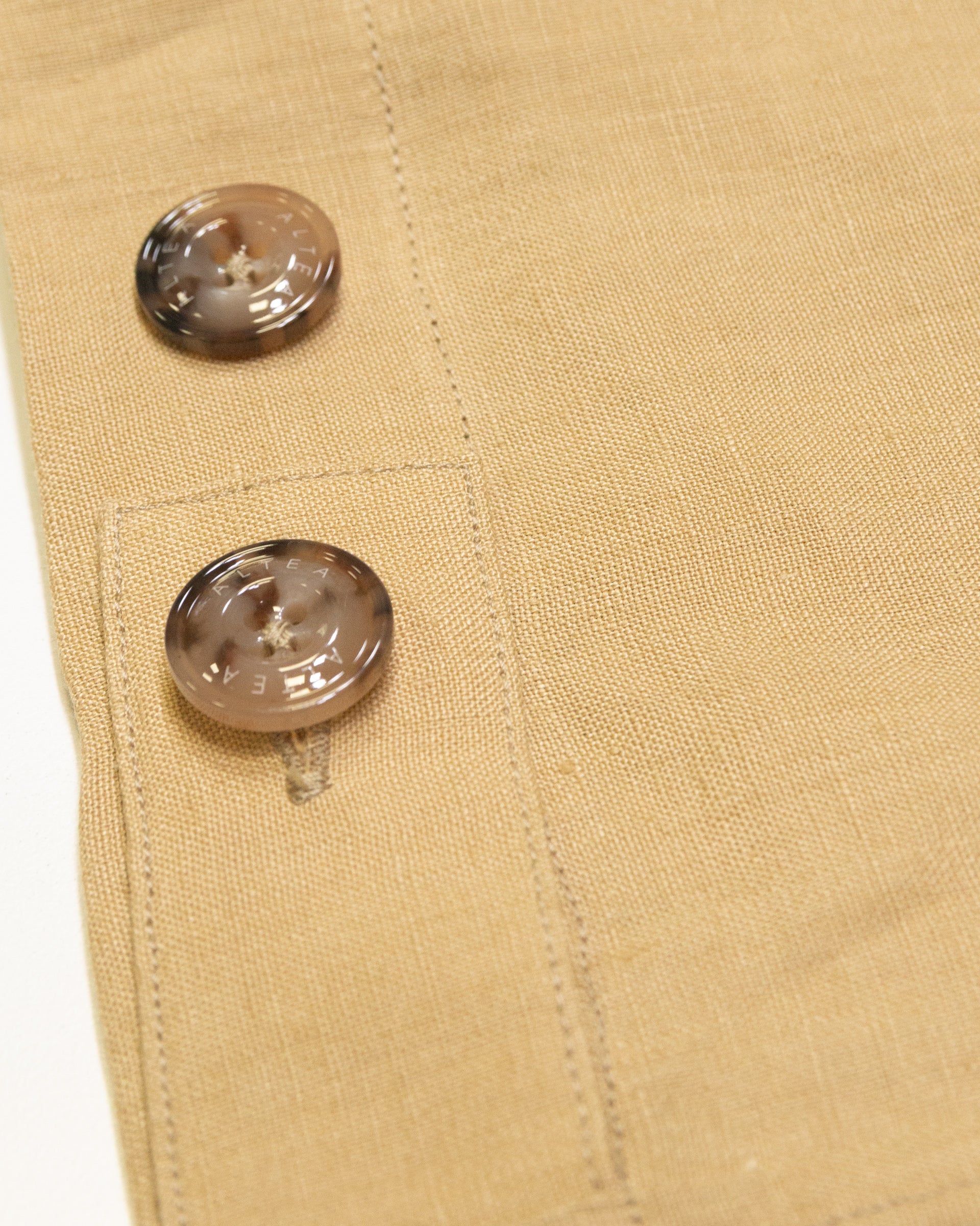 Altea Mitchell overshirt beige lino sfoderata