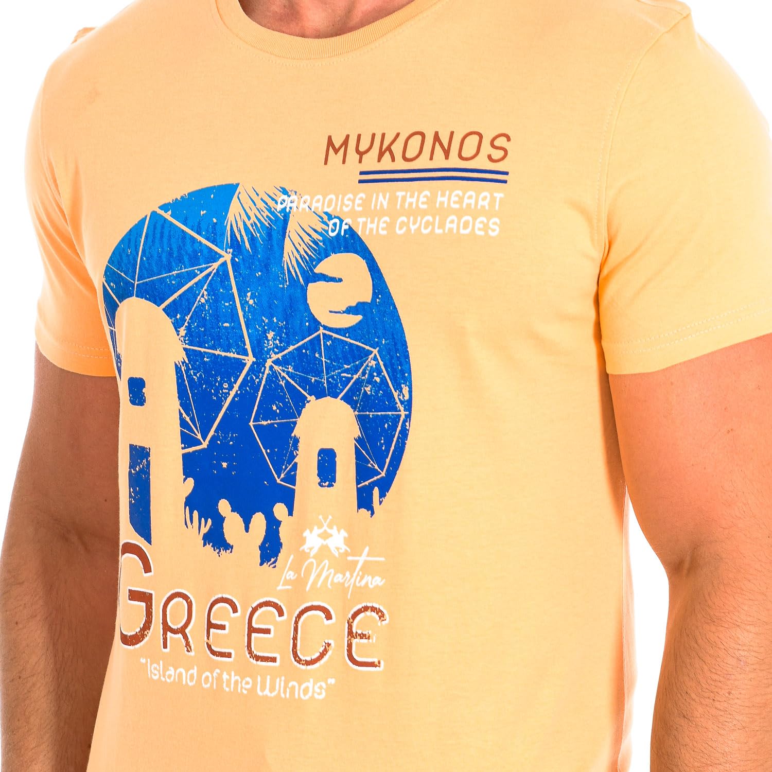 La Martina TMR326-JS354 T-Shirt Uomo Manica Corta Morbida